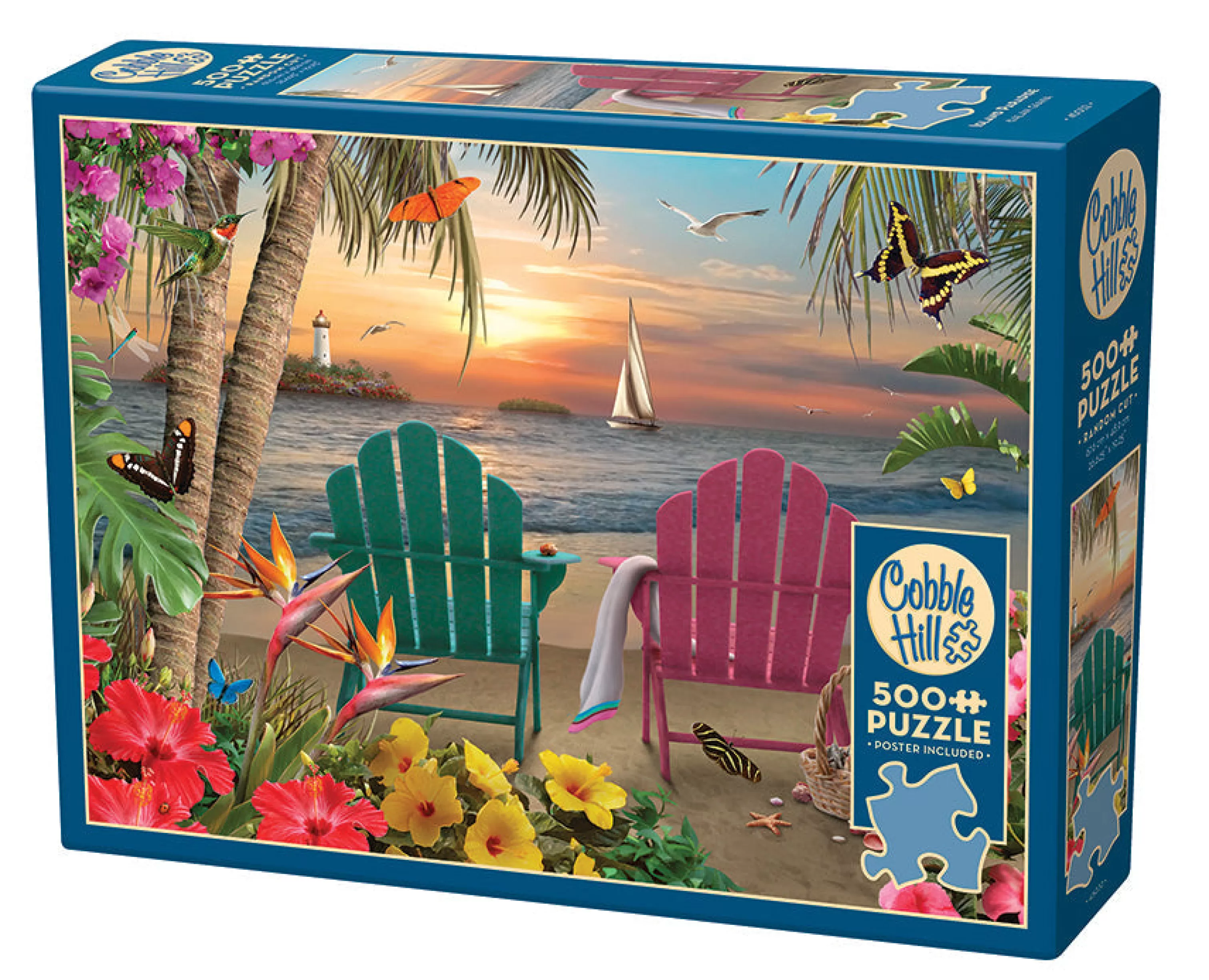 Travel Inspiration^Cobble Hill Puzzles Island Paradise | 500 Piece