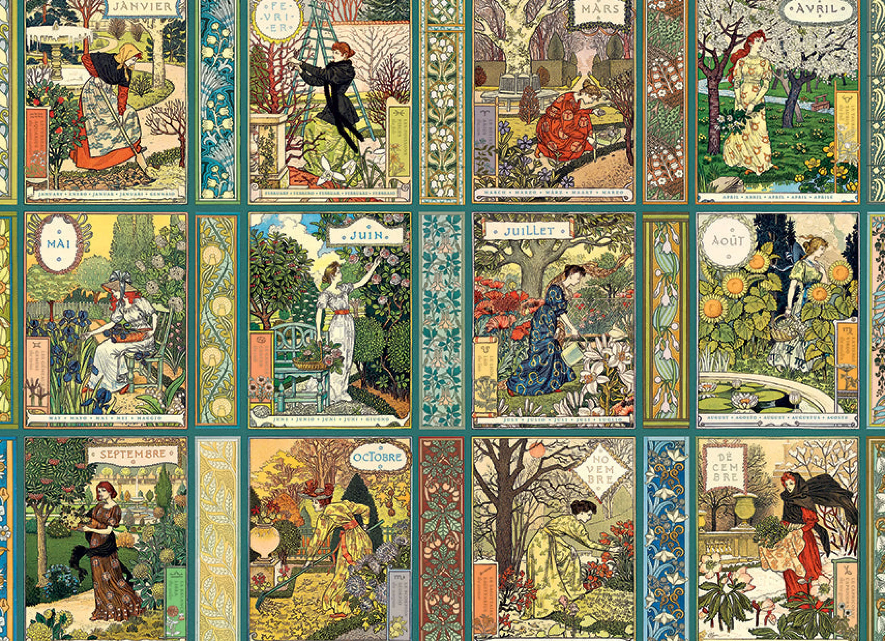 Nostalgia | Vintage^Cobble Hill Puzzles Jardiniere: A Gardener'S Calendar | 1000 Piece