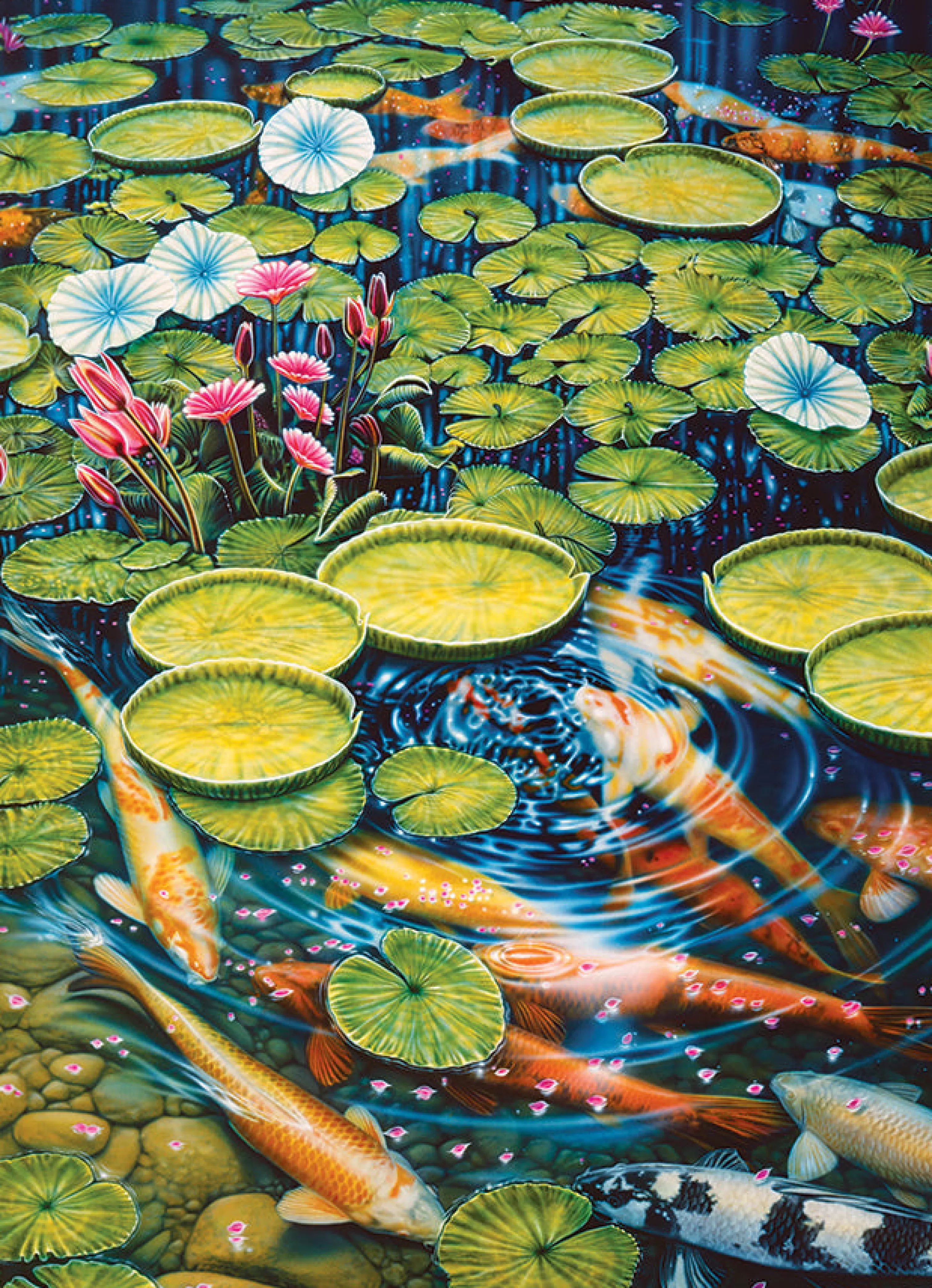 Aquatic^Cobble Hill Puzzles Koi Pond | 1000 Piece