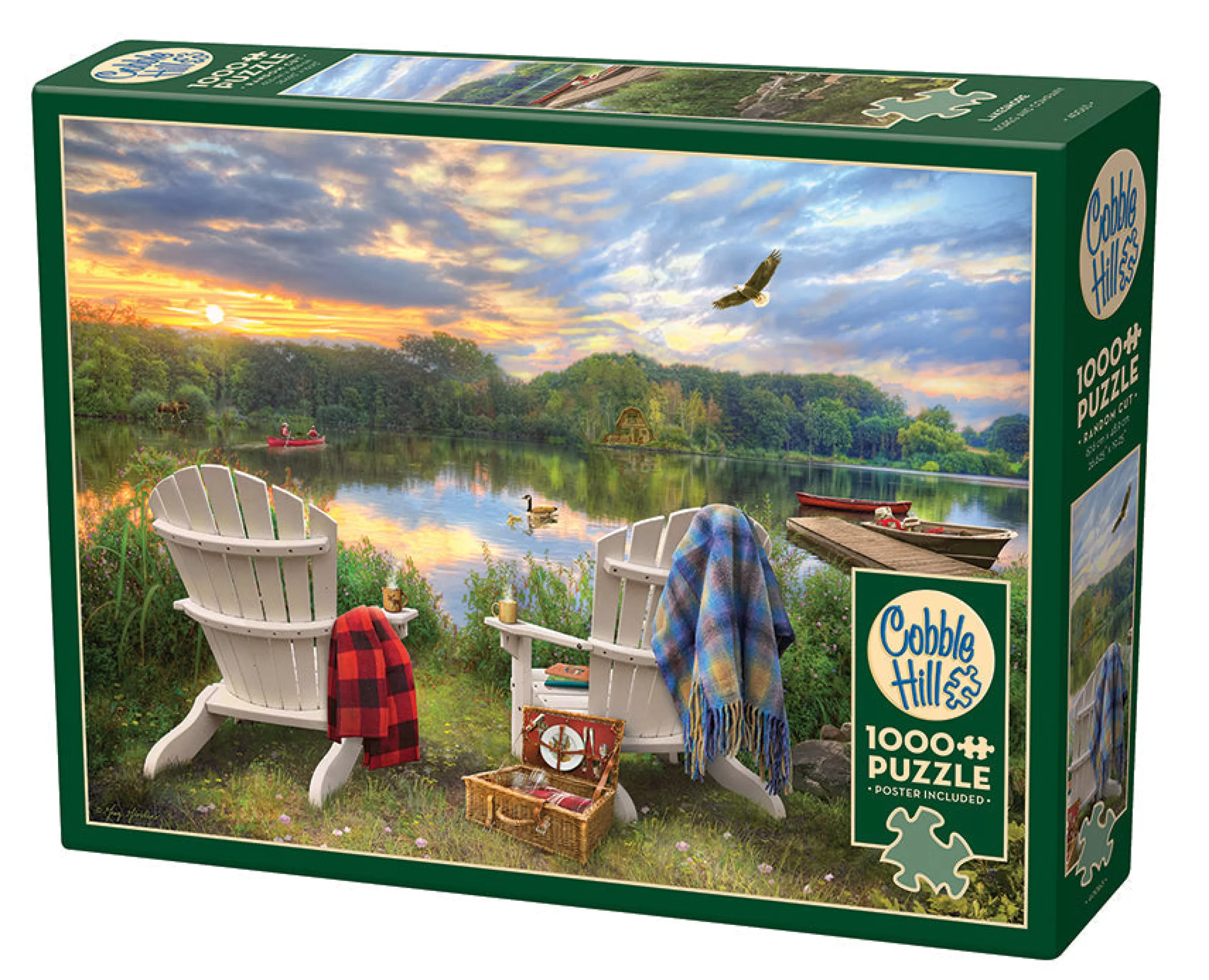 Fishing Adventures^Cobble Hill Puzzles Lakeshore | 1000 Piece