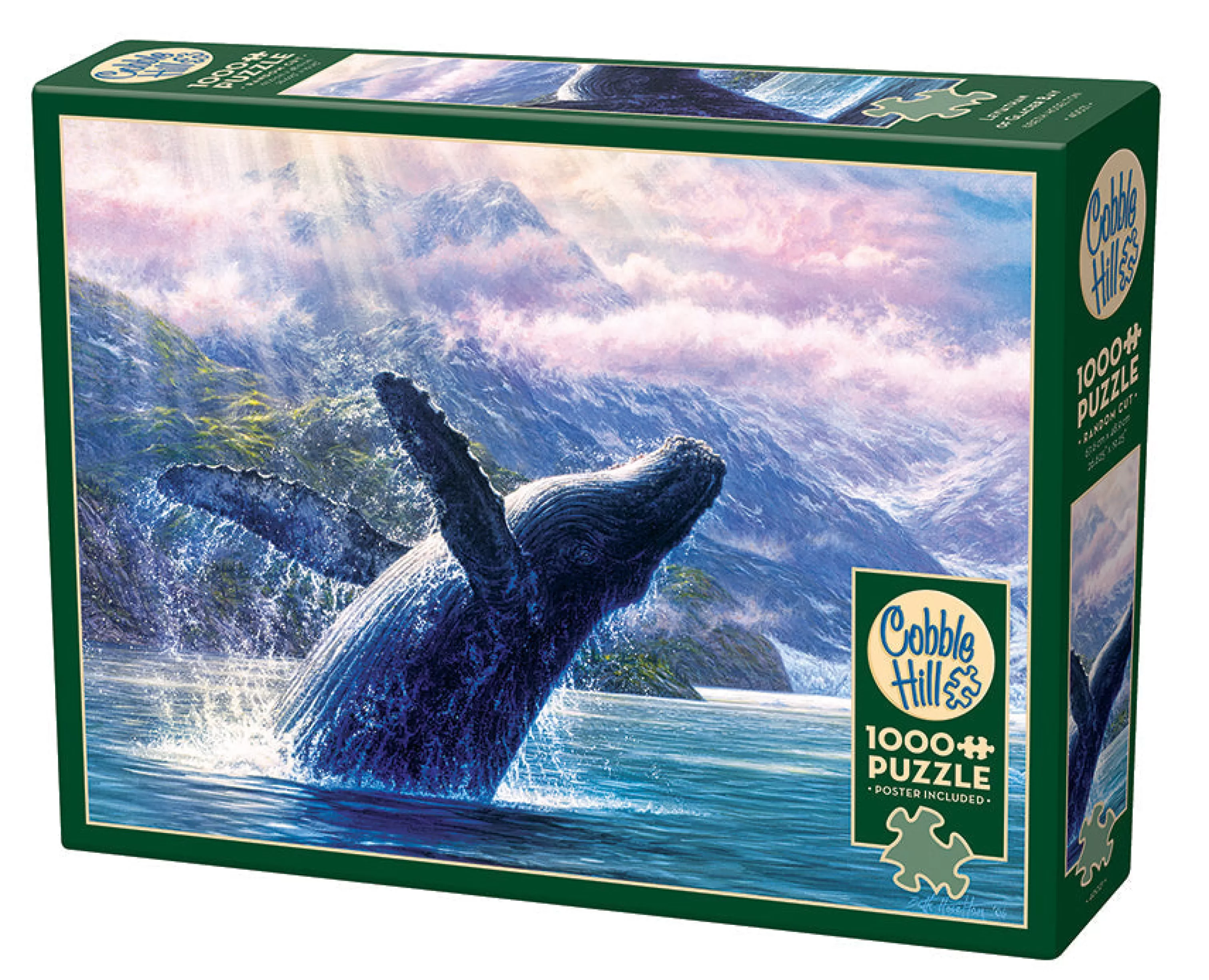 Aquatic^Cobble Hill Puzzles Leviathan Of Glacier Bay | 1000 Piece