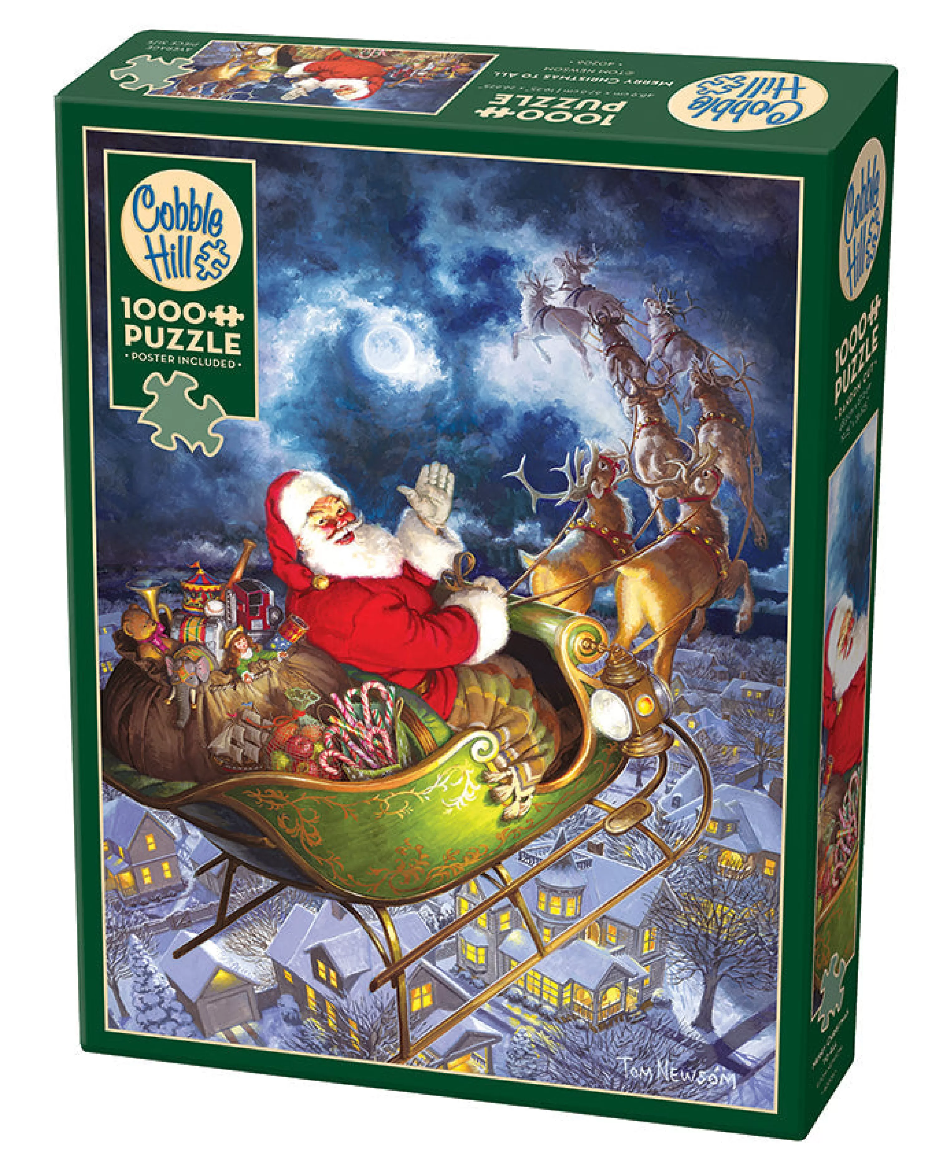 Winter^Cobble Hill Puzzles Merry Christmas To All | 1000 Piece