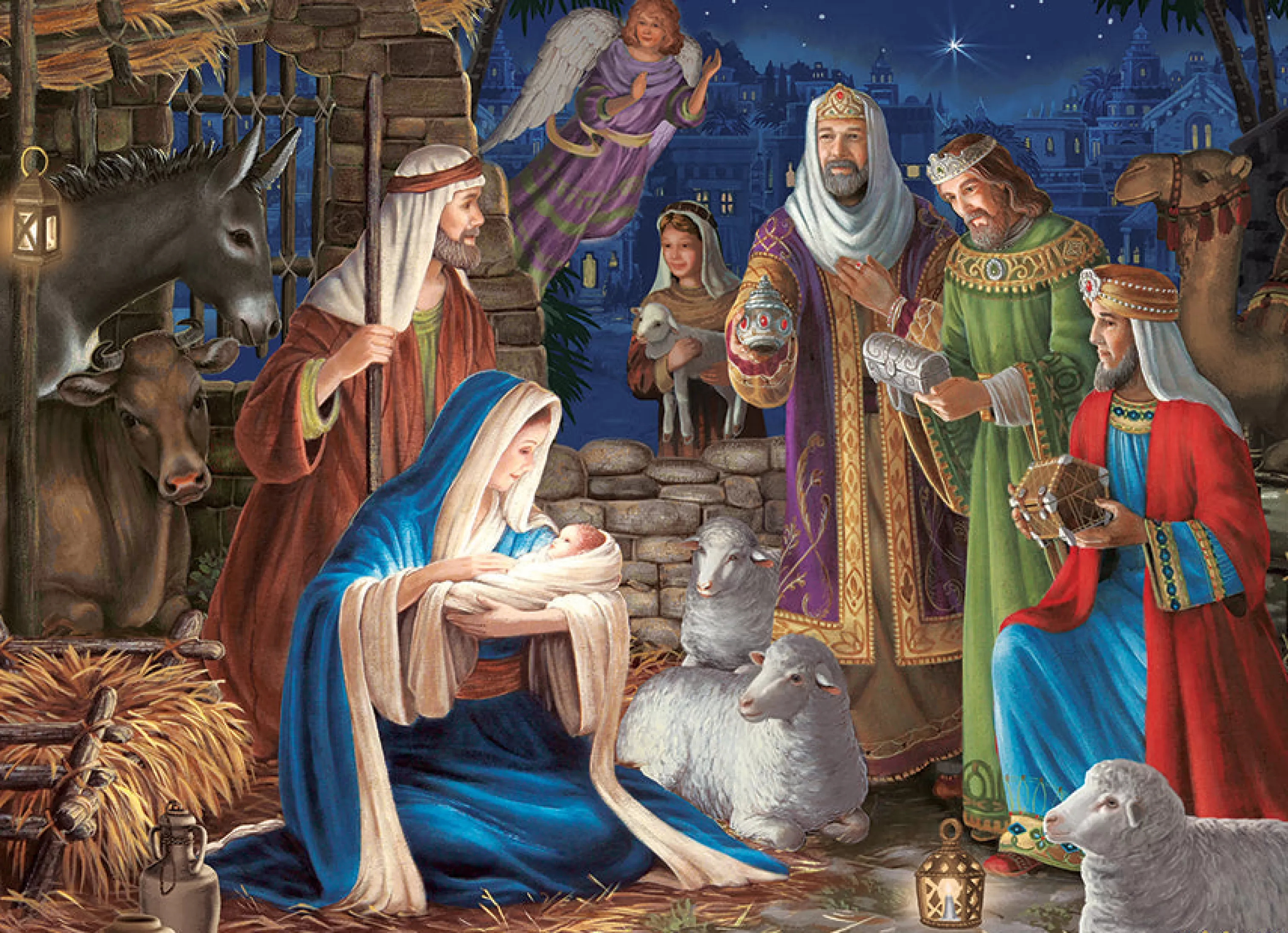 Christmas^Cobble Hill Puzzles Miracle In Bethlehem | 1000 Piece