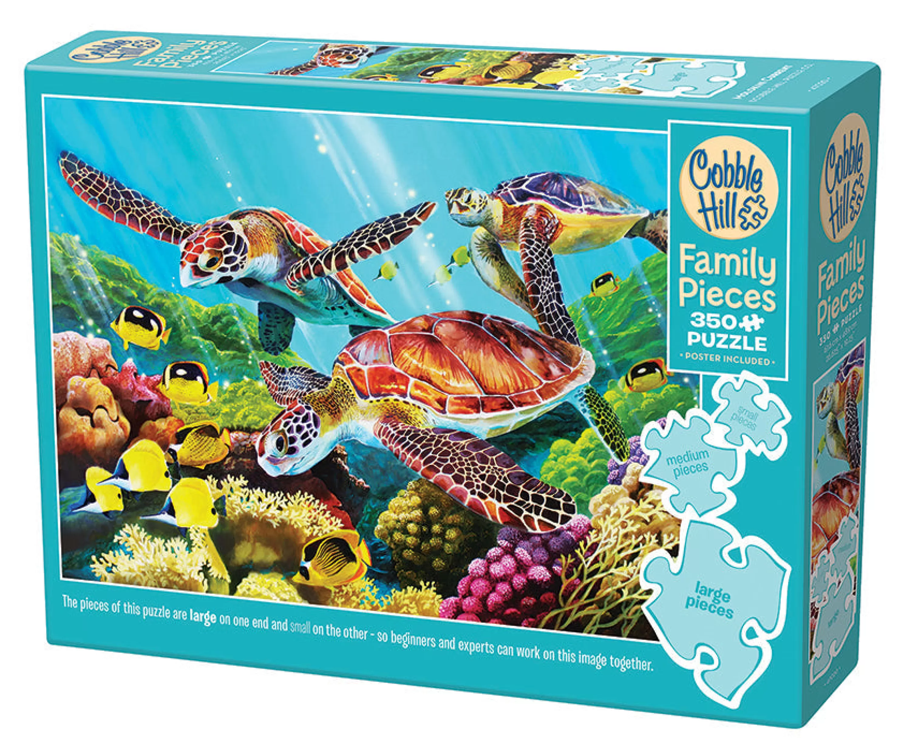 Aquatic^Cobble Hill Puzzles Molokini Current (Family) | Family Pieces 350