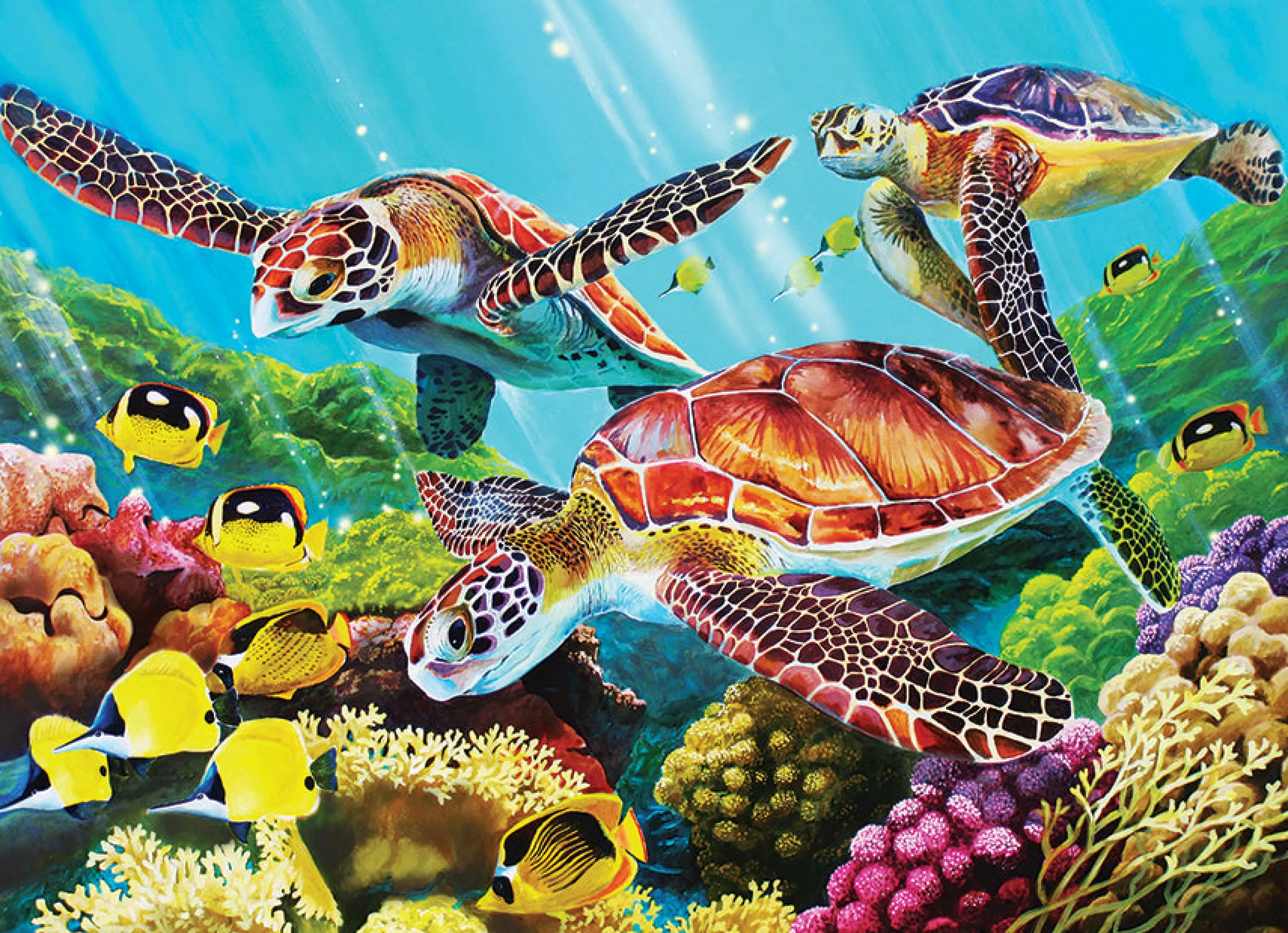 Aquatic^Cobble Hill Puzzles Molokini Current (Family) | Family Pieces 350