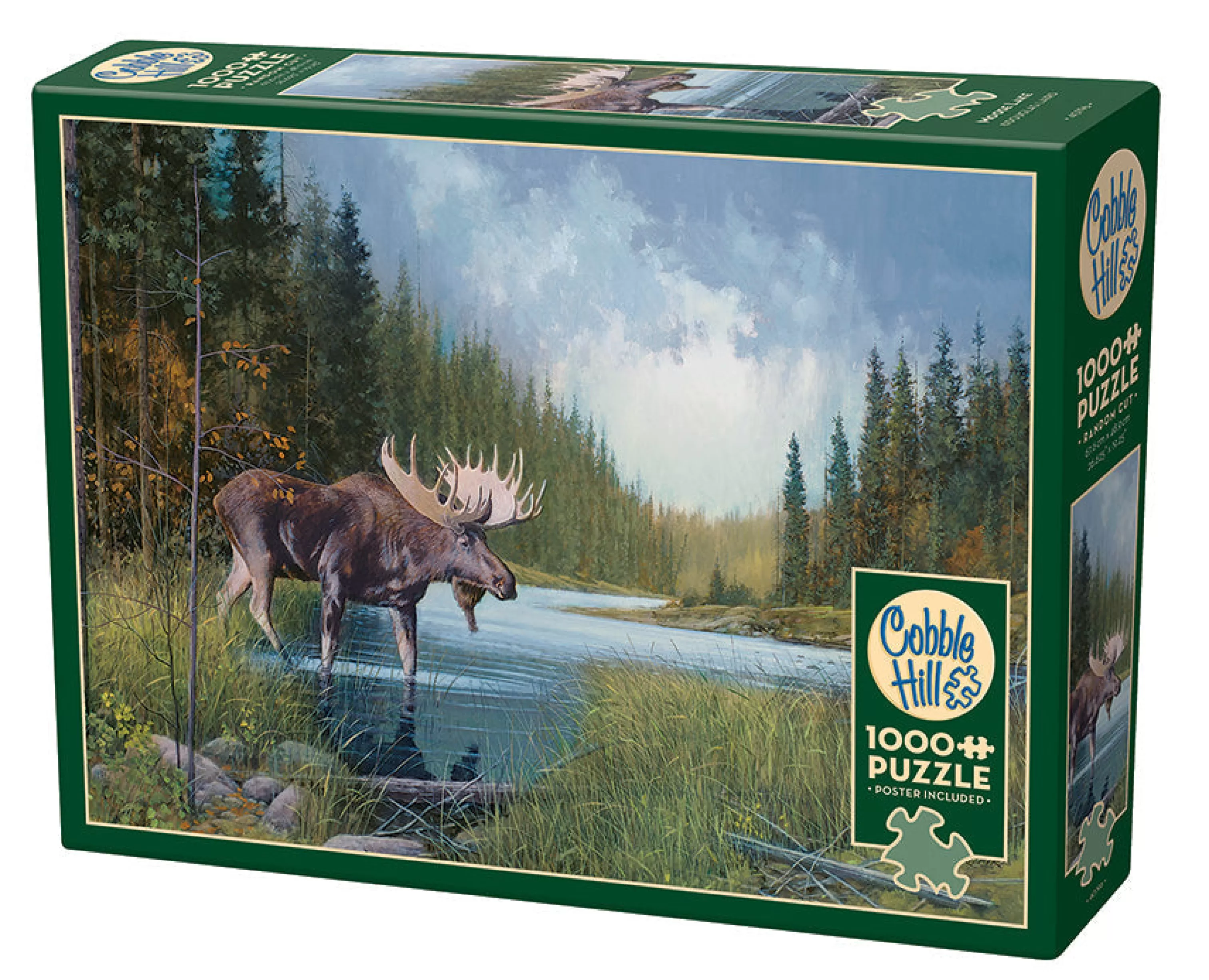 Waterscape^Cobble Hill Puzzles Moose Lake | 1000 Piece