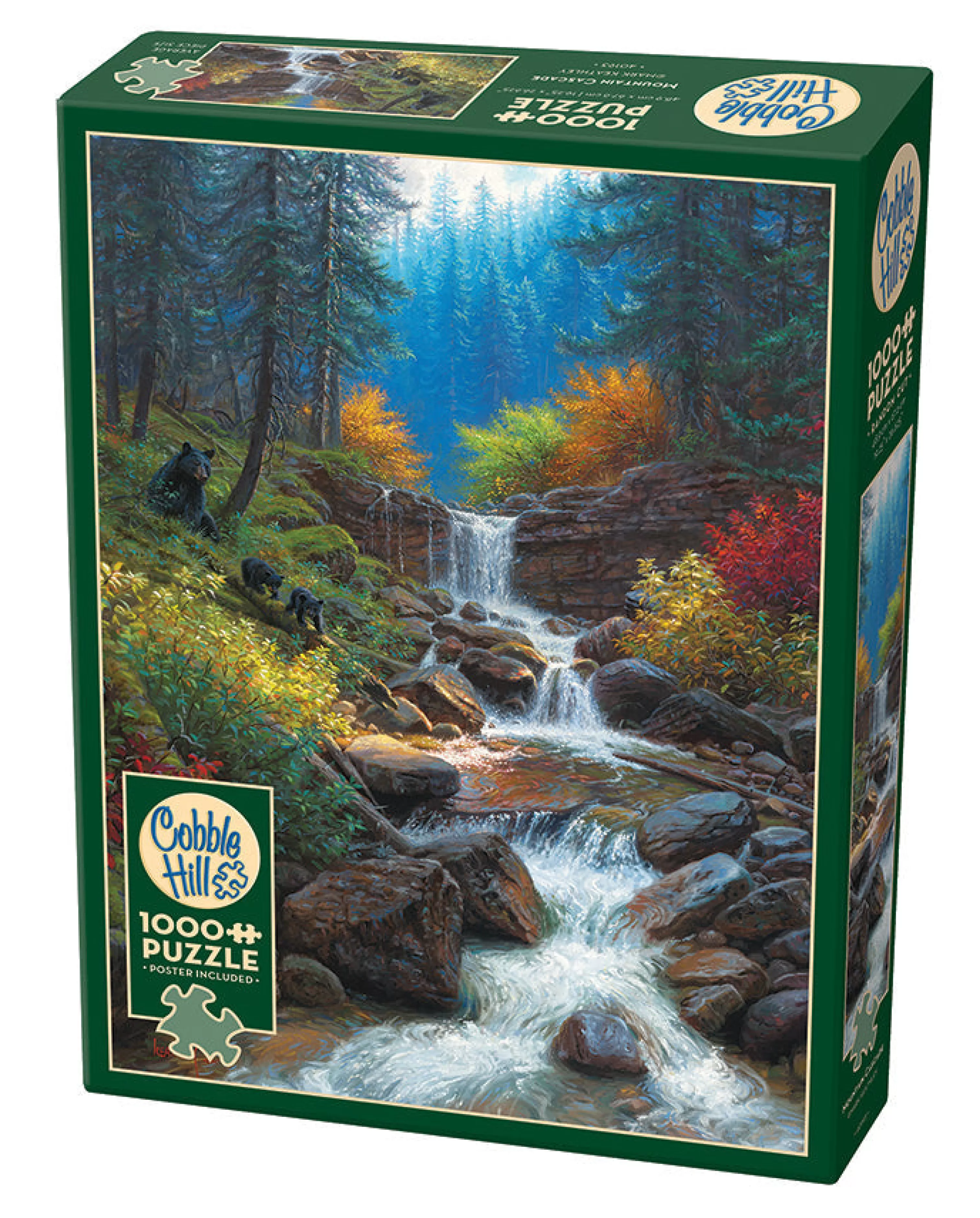 Waterscape^Cobble Hill Puzzles Mountain Cascade | 1000 Piece