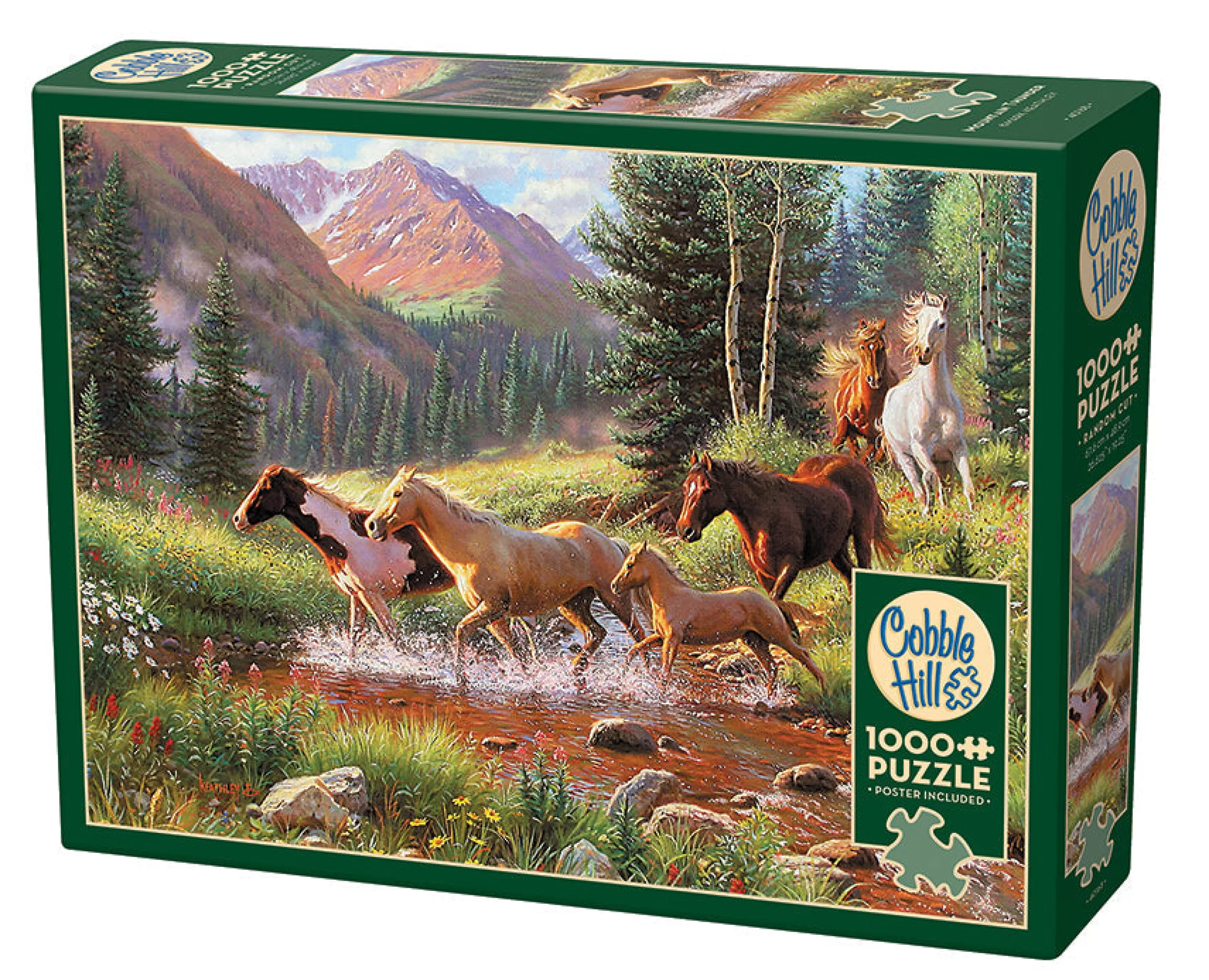 Horses^Cobble Hill Puzzles Mountain Thunder | 1000 Piece