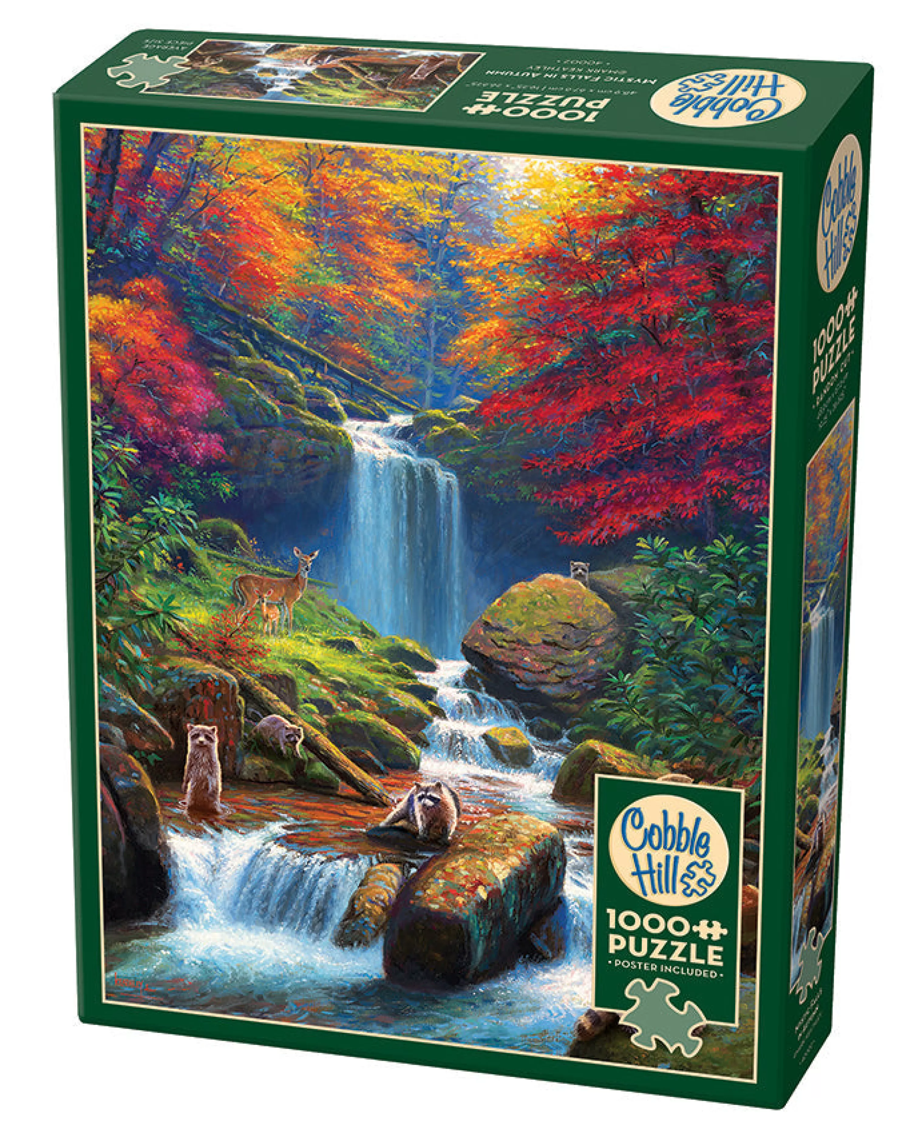 Waterscape^Cobble Hill Puzzles Mystic Falls In Autumn | 1000 Piece