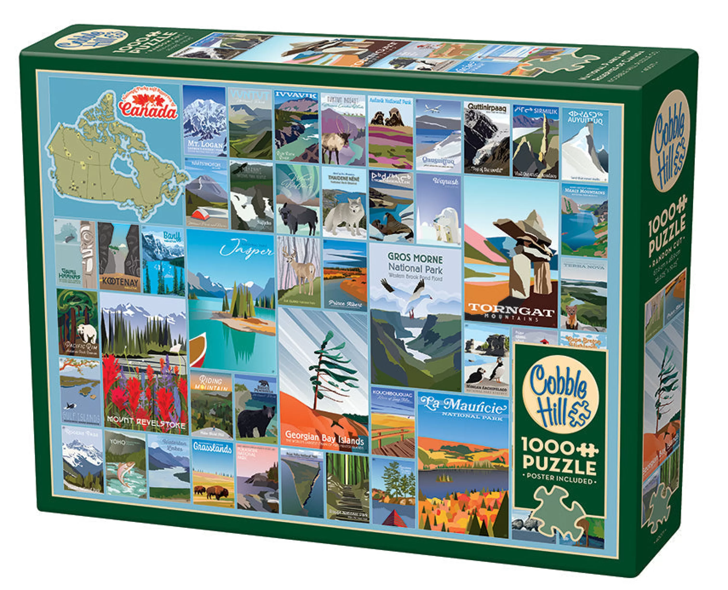 Travel Inspiration^Cobble Hill Puzzles National Parks And Reserves Of Canada | 1000 Piece