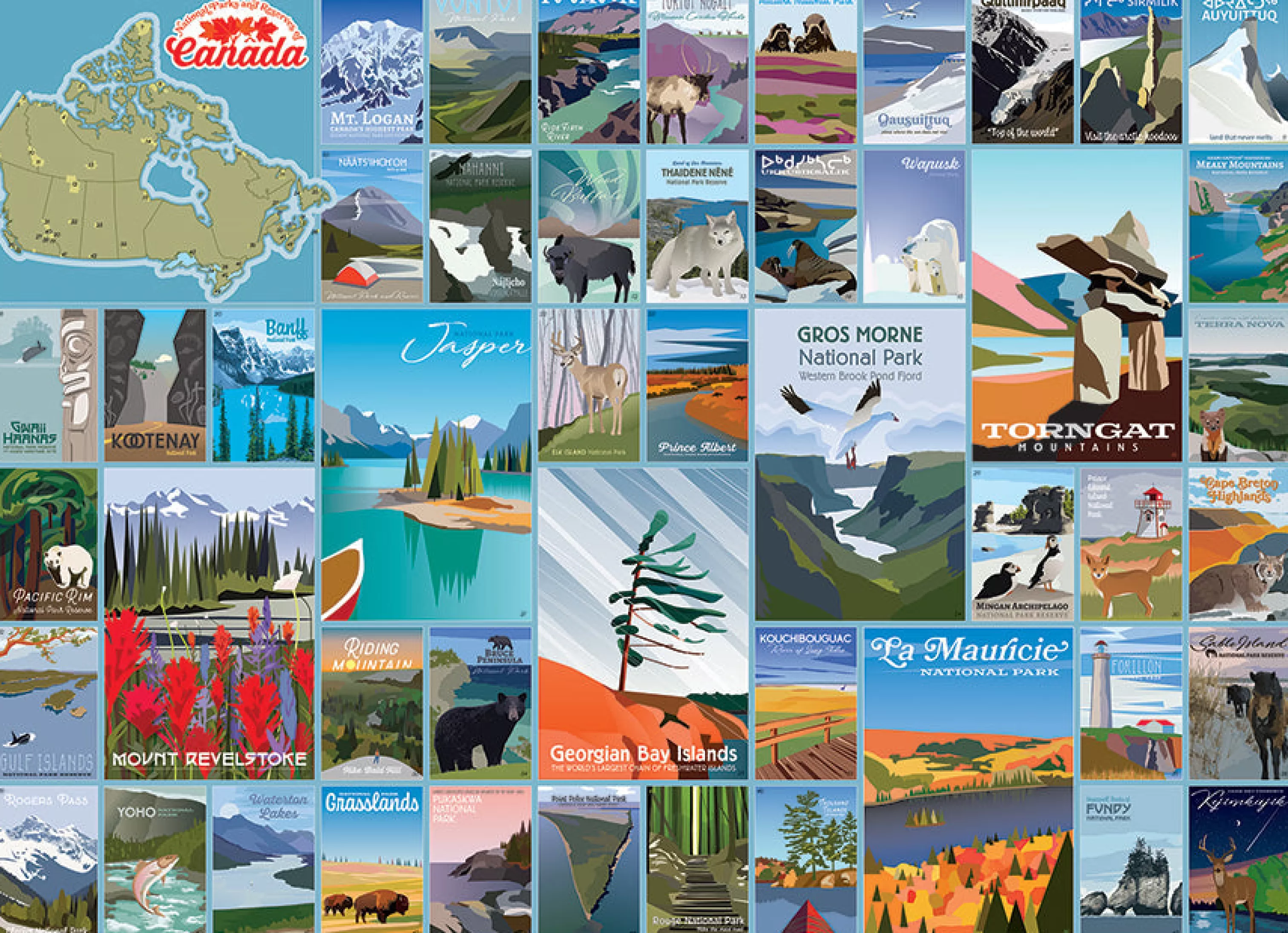 Travel Inspiration^Cobble Hill Puzzles National Parks And Reserves Of Canada | 1000 Piece