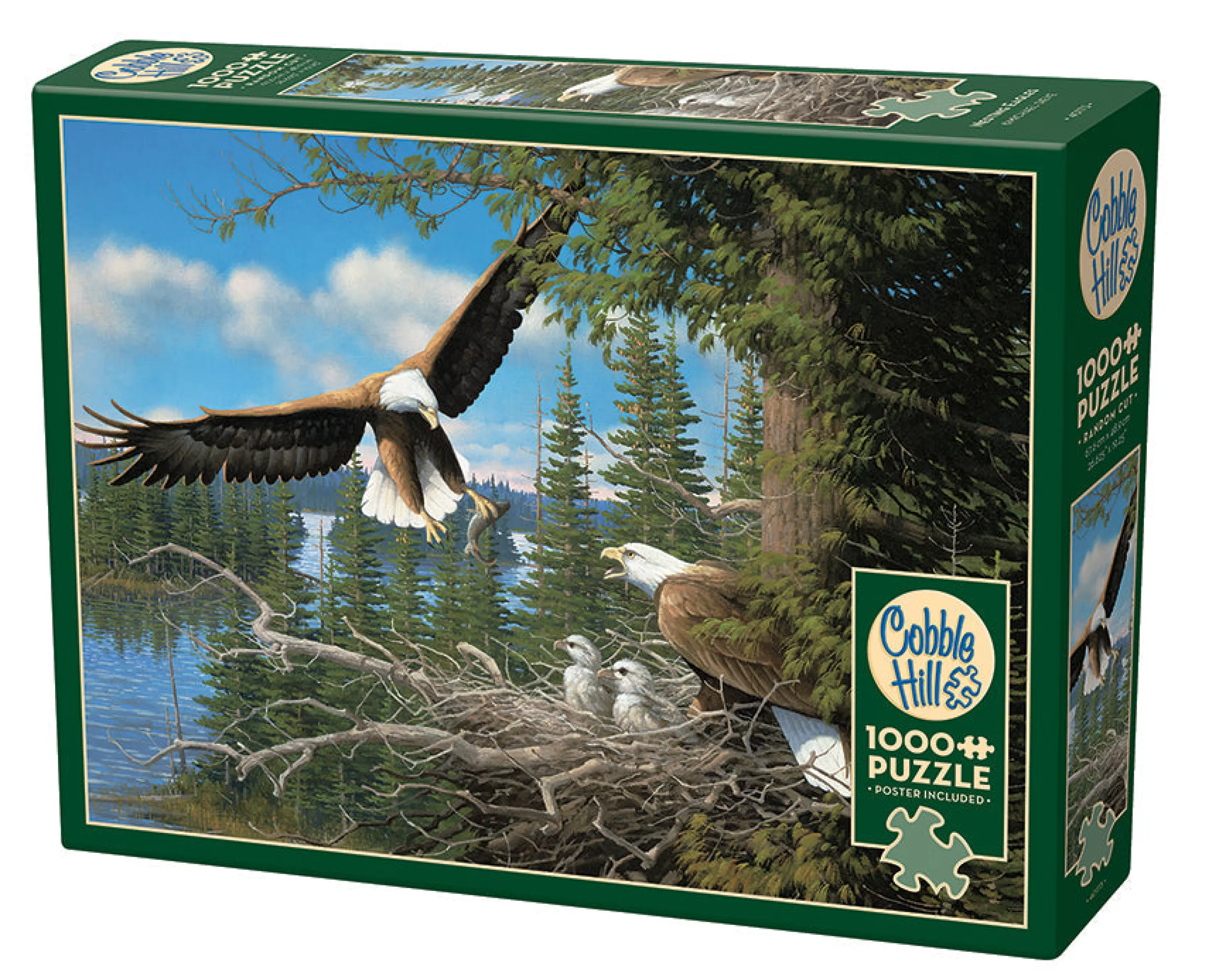 Mountainscape^Cobble Hill Puzzles Nesting Eagles | 1000 Piece