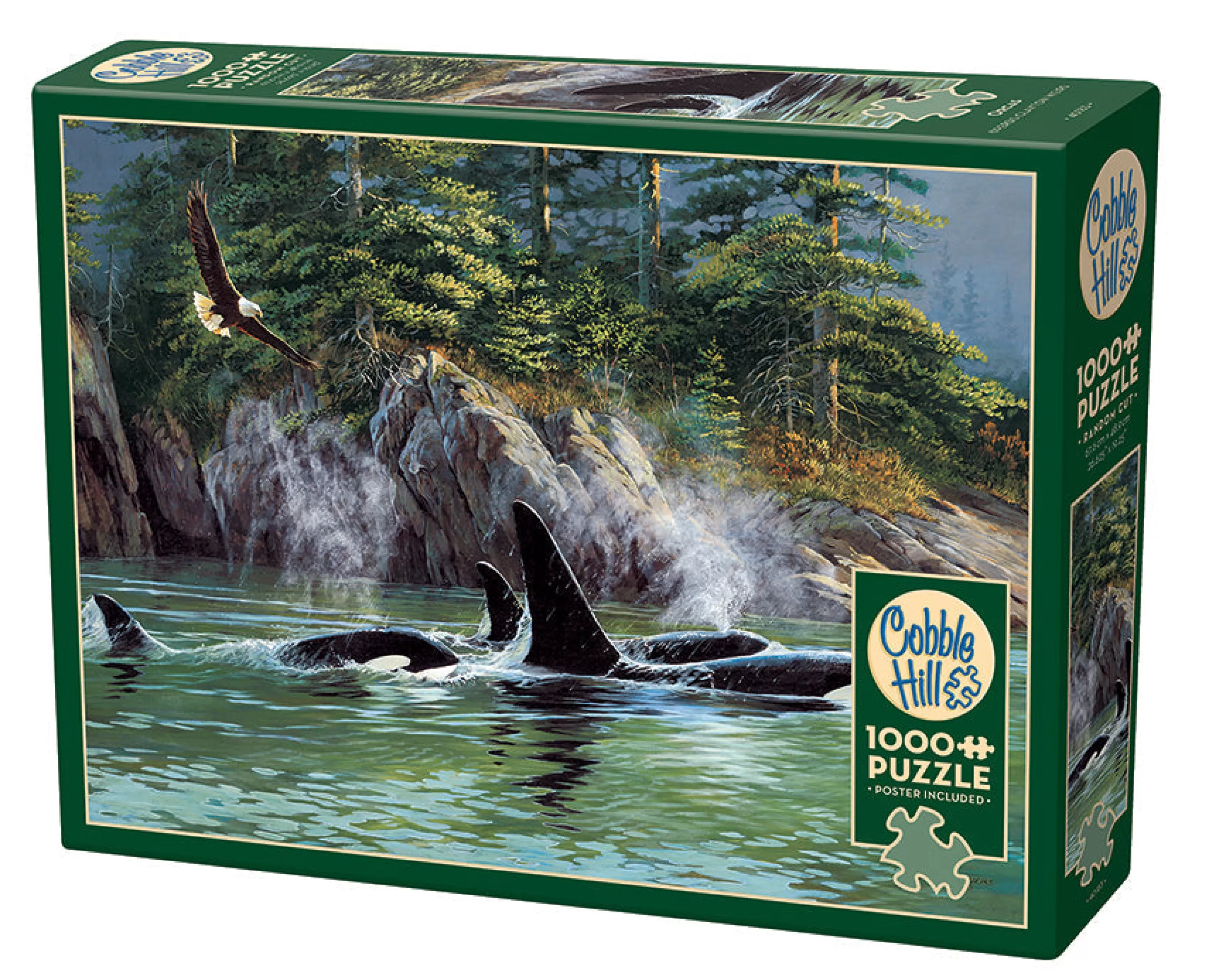 Aquatic^Cobble Hill Puzzles Orcas | 1000 Piece