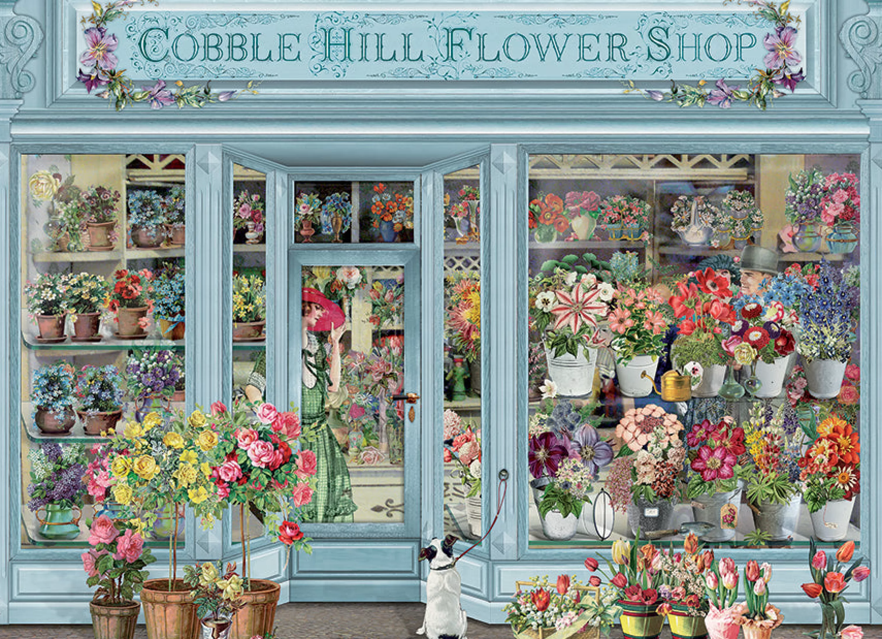 Flowers | Gardens^Cobble Hill Puzzles Parisian Flowers | 1000 Piece