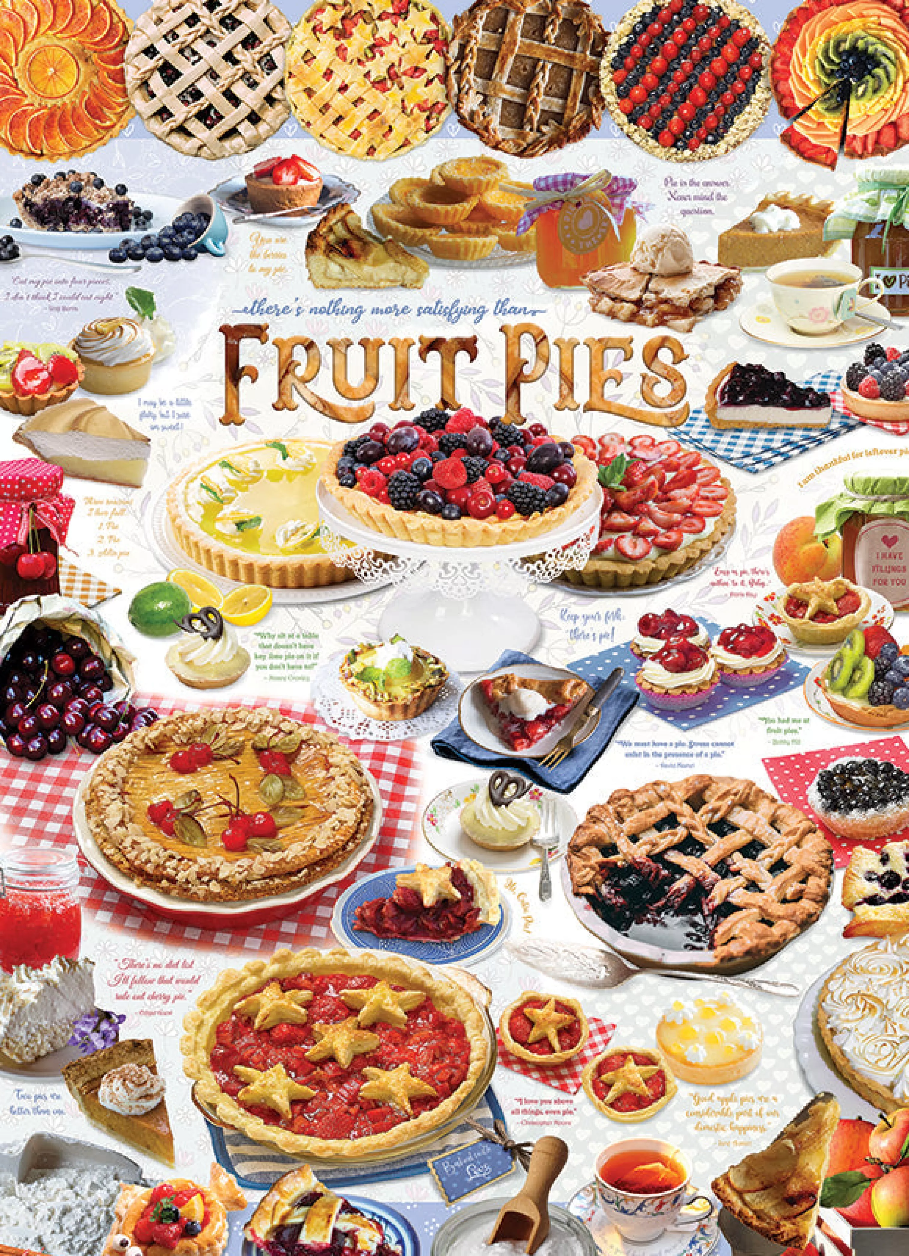 Truly Original Puzzles (Top)^Cobble Hill Puzzles Pie Time | 1000 Piece