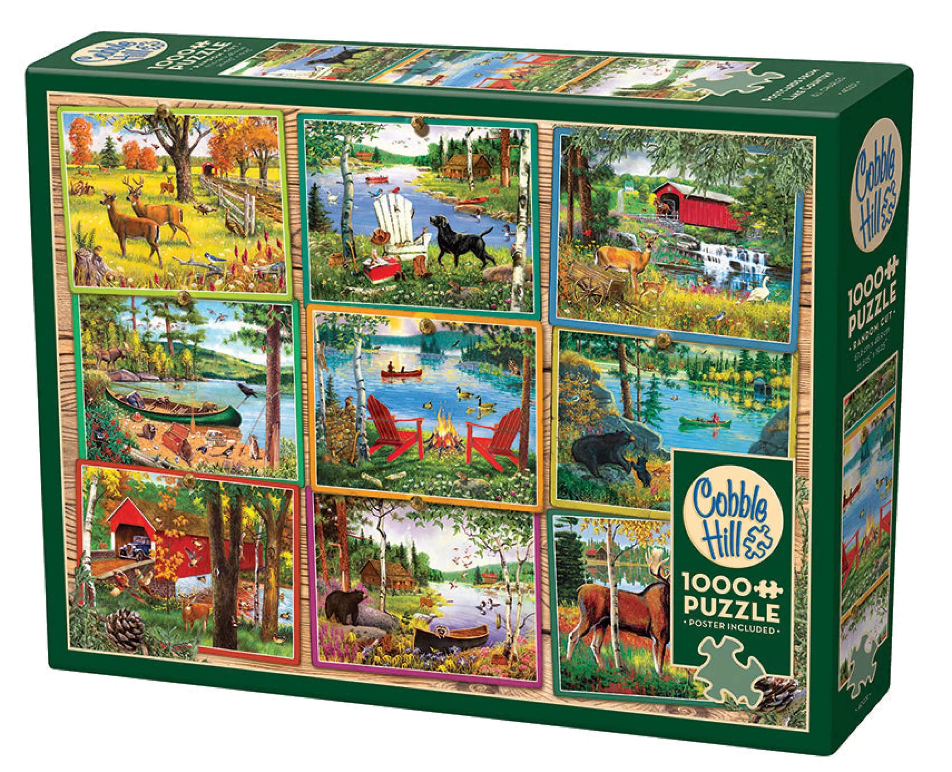 Farm^Cobble Hill Puzzles Postcards From Lake Country | 1000 Piece