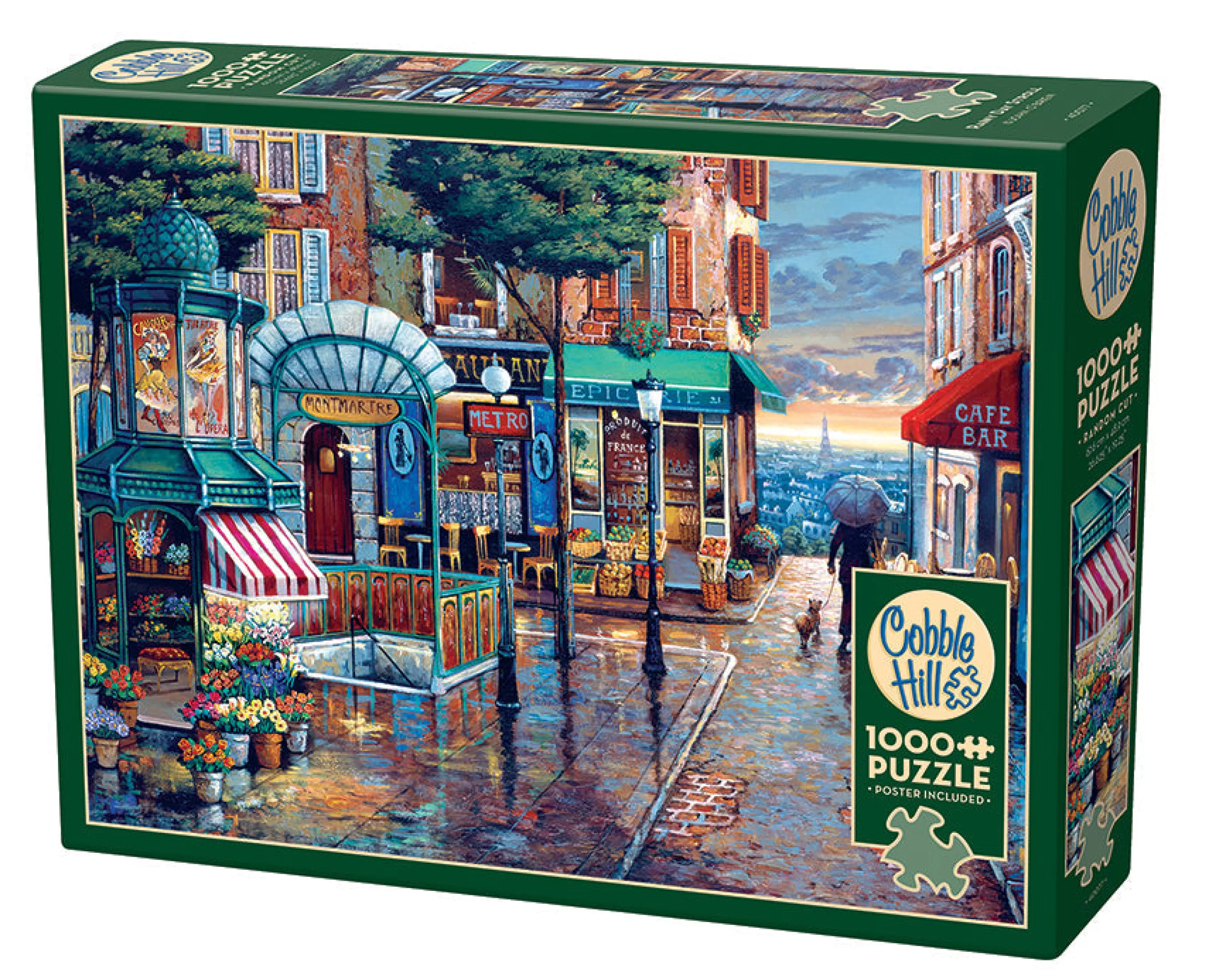 Dogs^Cobble Hill Puzzles Rainy Day Stroll | 1000 Piece