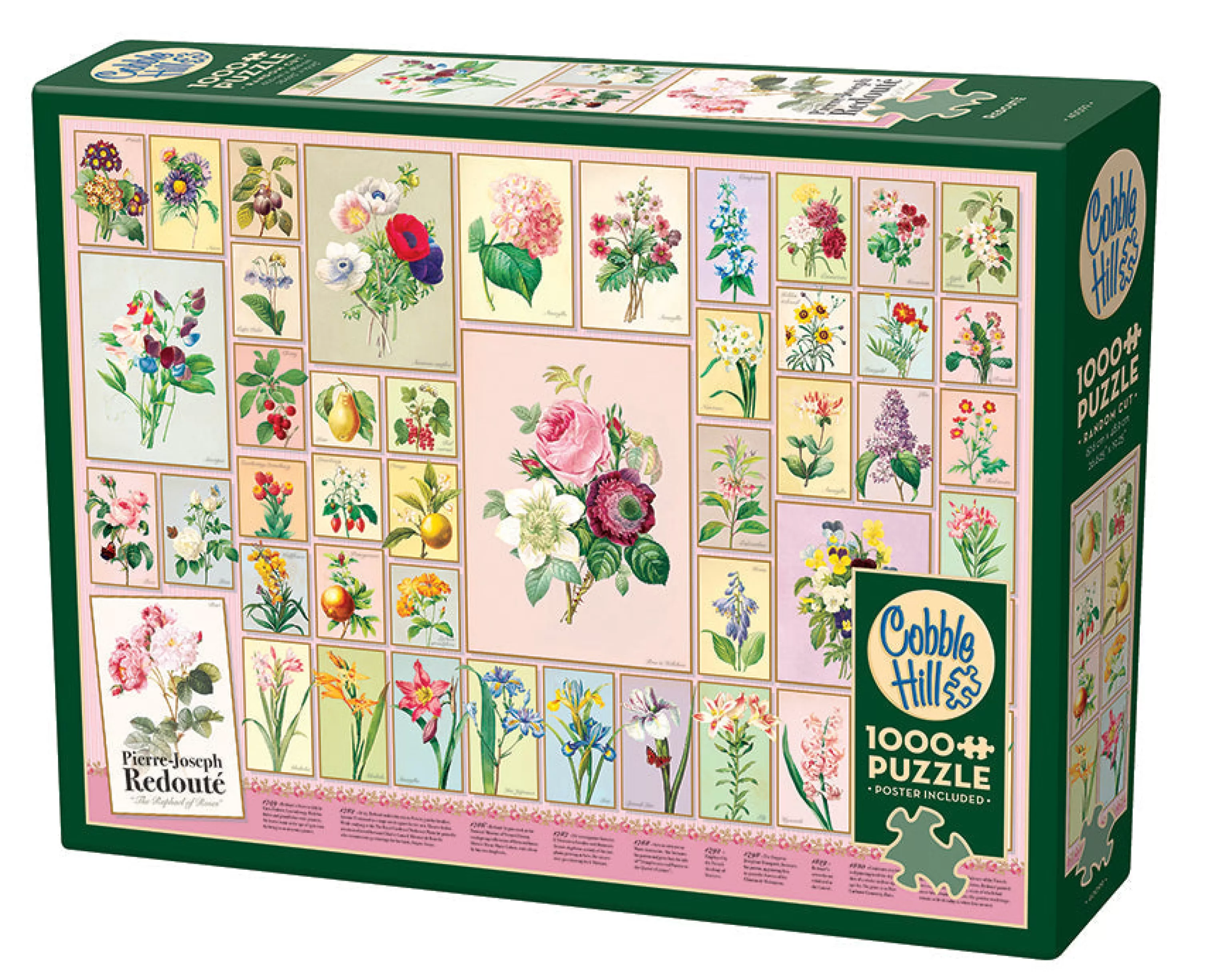 Flowers | Gardens^Cobble Hill Puzzles Redoute | 1000 Piece