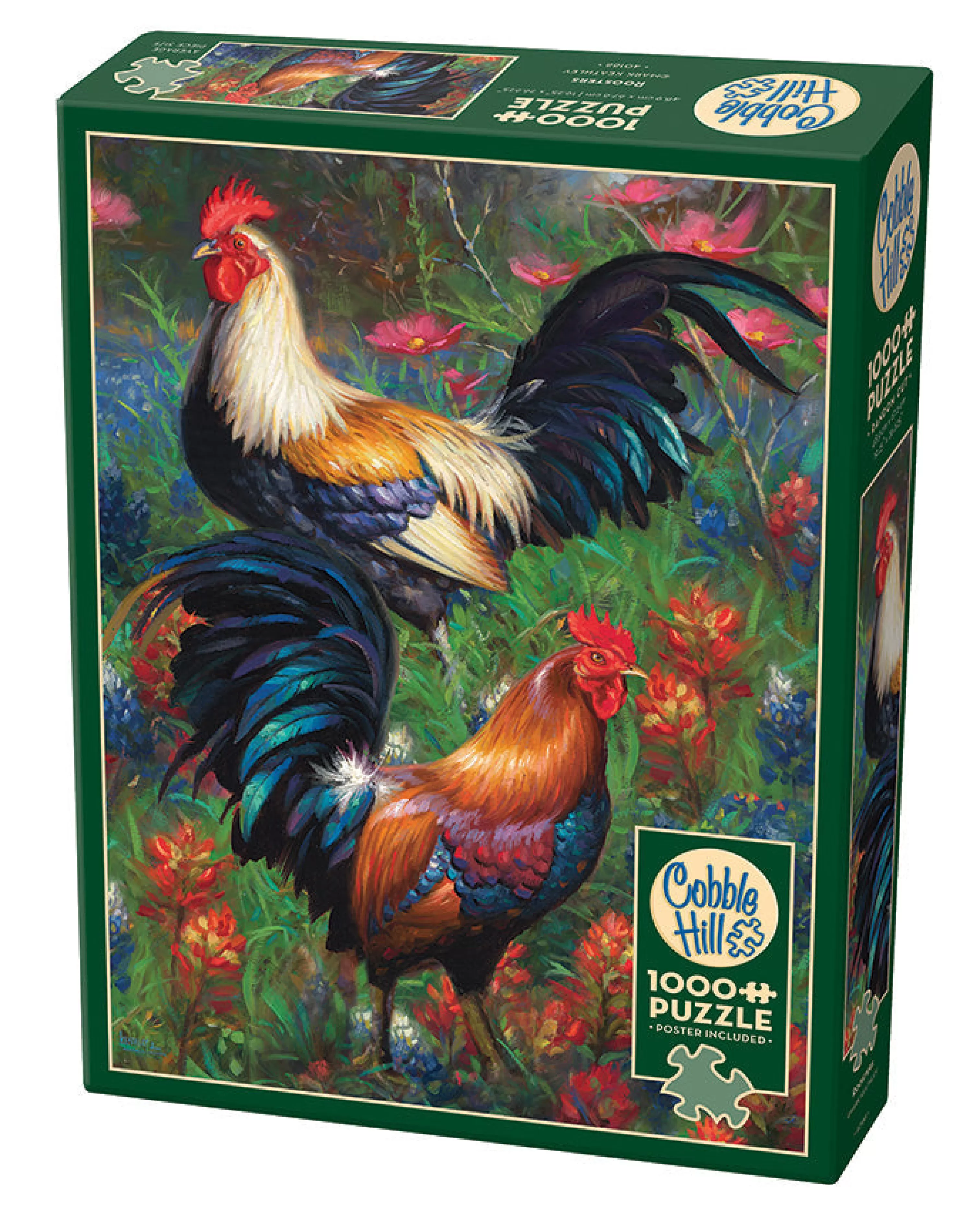 Farm^Cobble Hill Puzzles Roosters | 1000 Piece