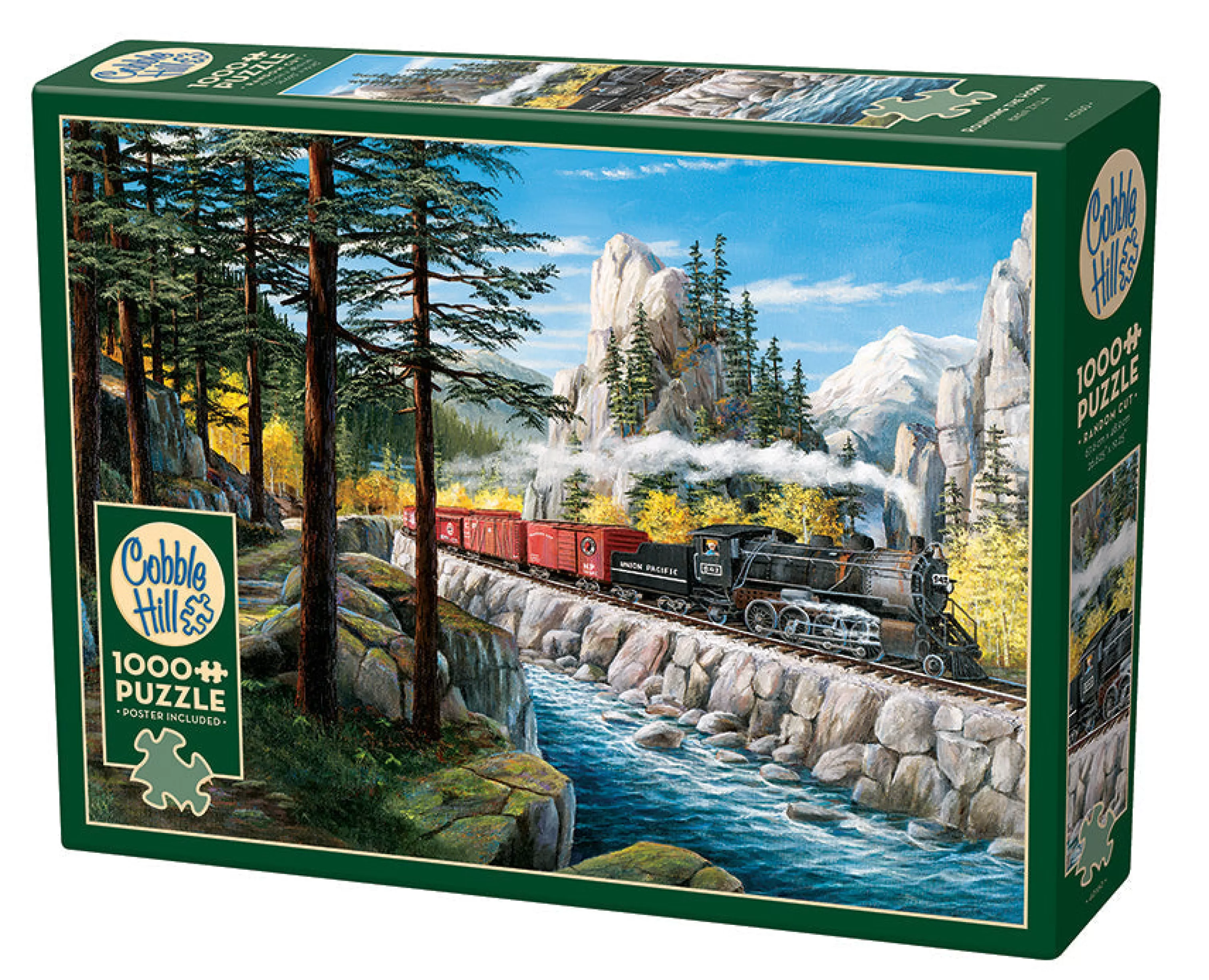 Trains^Cobble Hill Puzzles Rounding The Horn | 1000 Piece