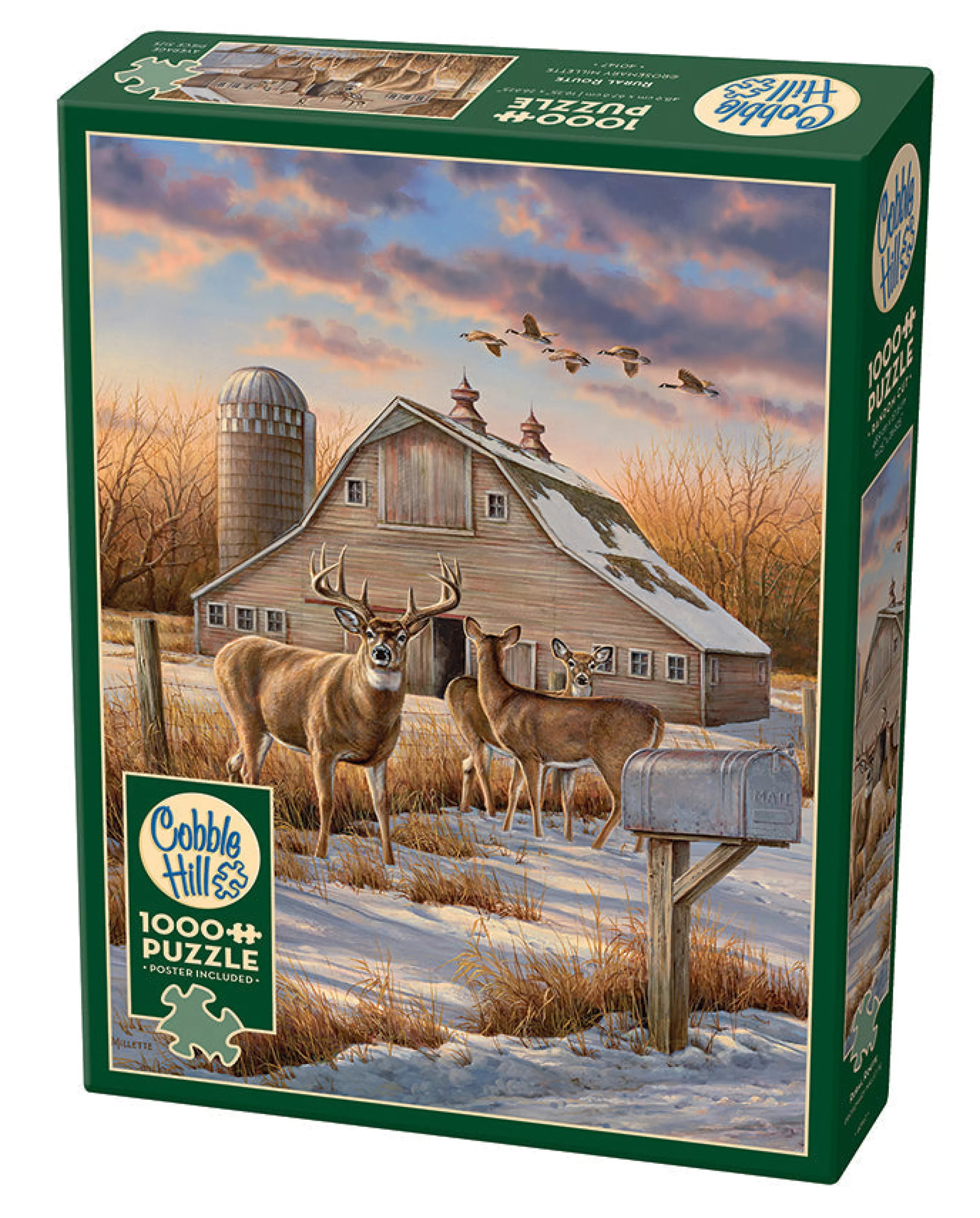 Farm^Cobble Hill Puzzles Rural Route | 1000 Piece