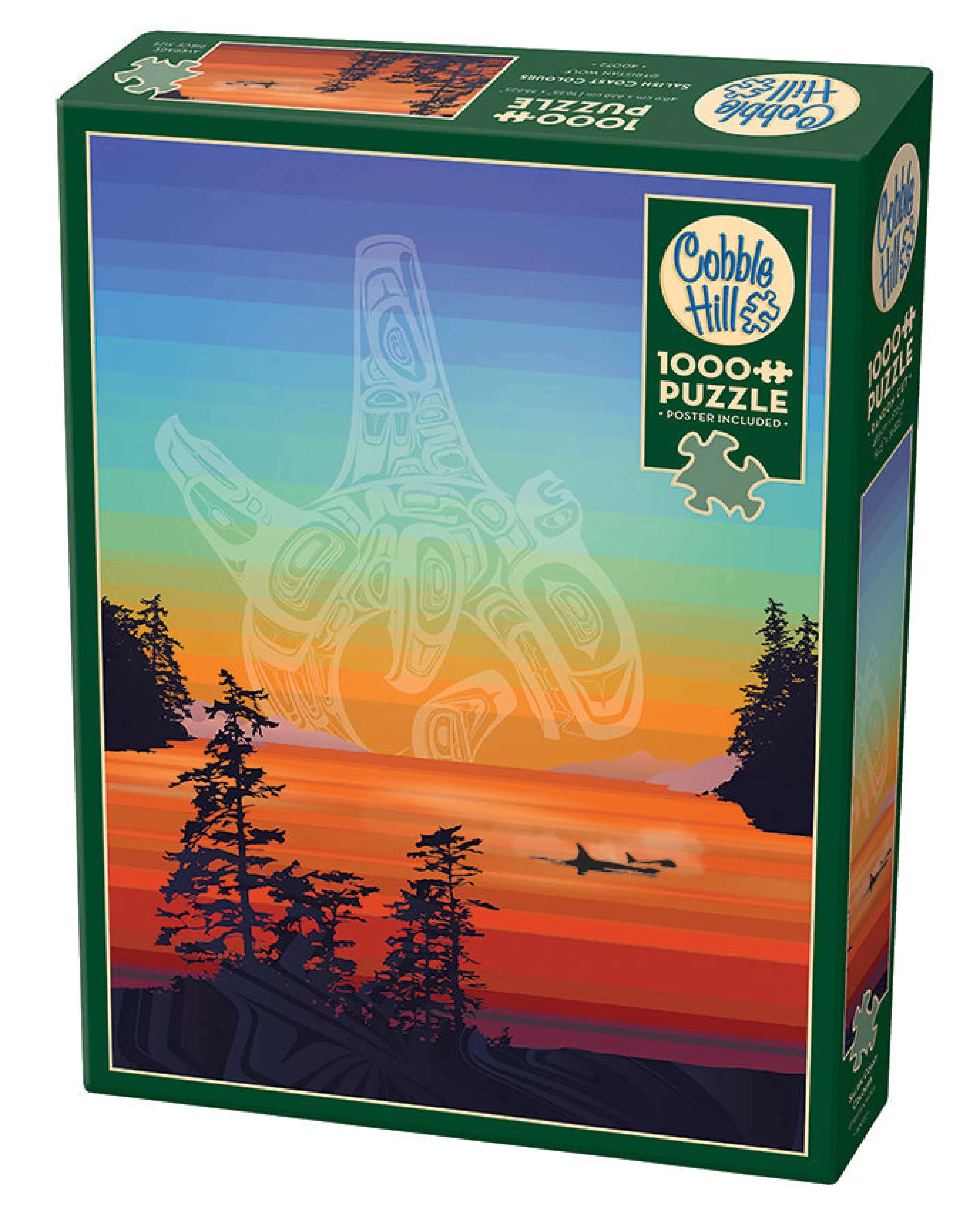 Gradient | Rainbow^Cobble Hill Puzzles Salish Coast Colours | 1000 Piece