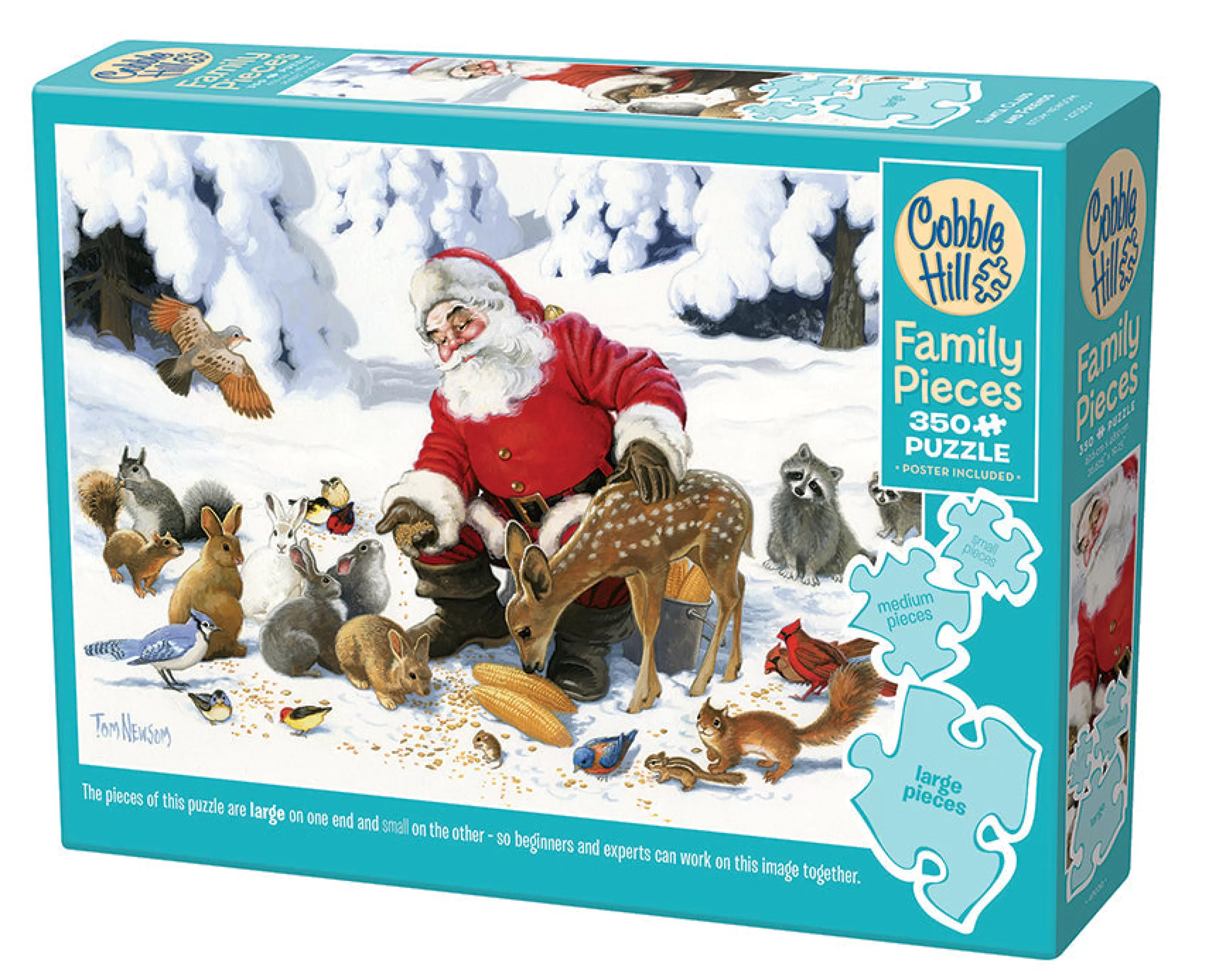 Winter^Cobble Hill Puzzles Santa Claus And Friends (Family) | Family Pieces 350