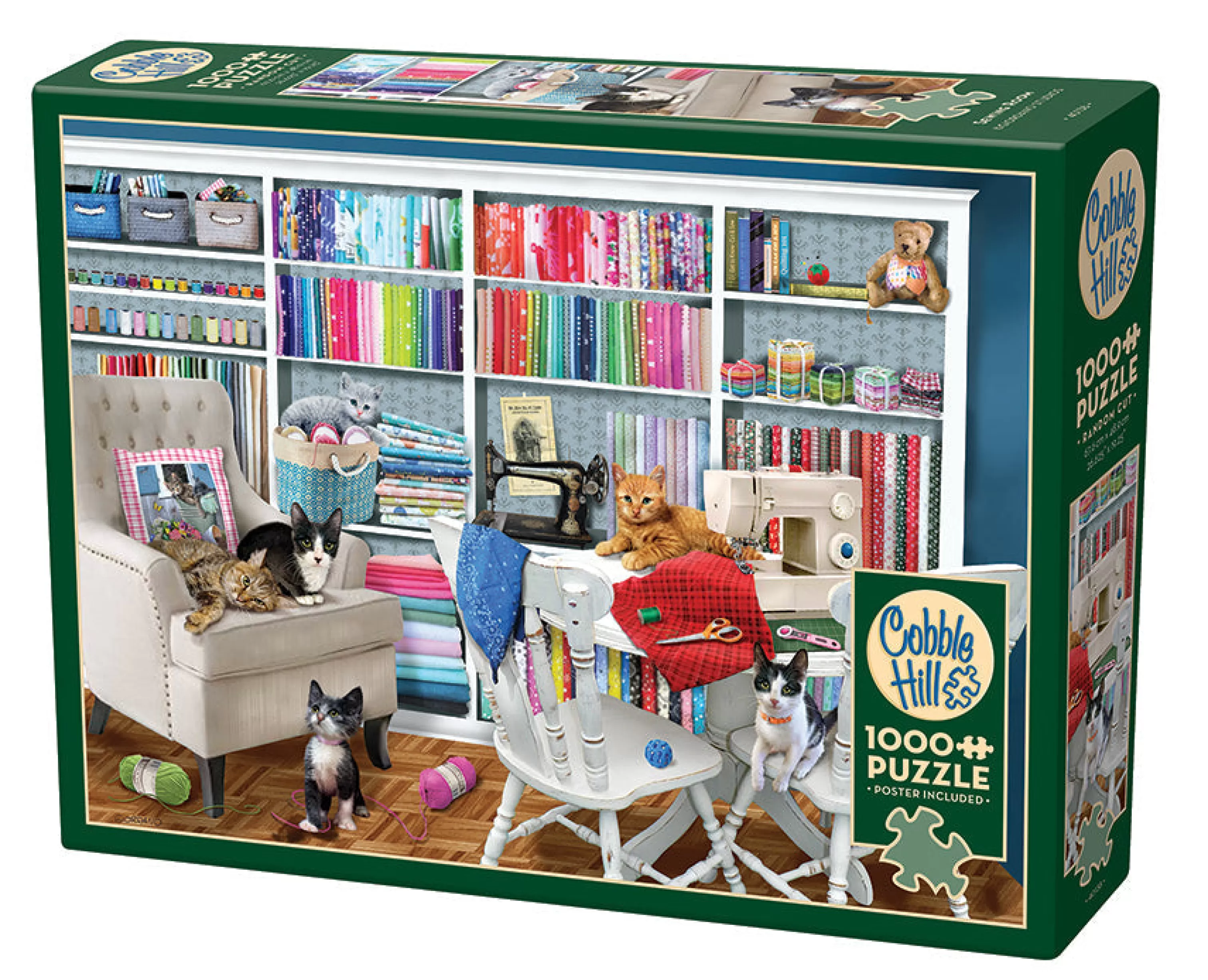 Sewing | Quilting^Cobble Hill Puzzles Sewing Room | 1000 Piece