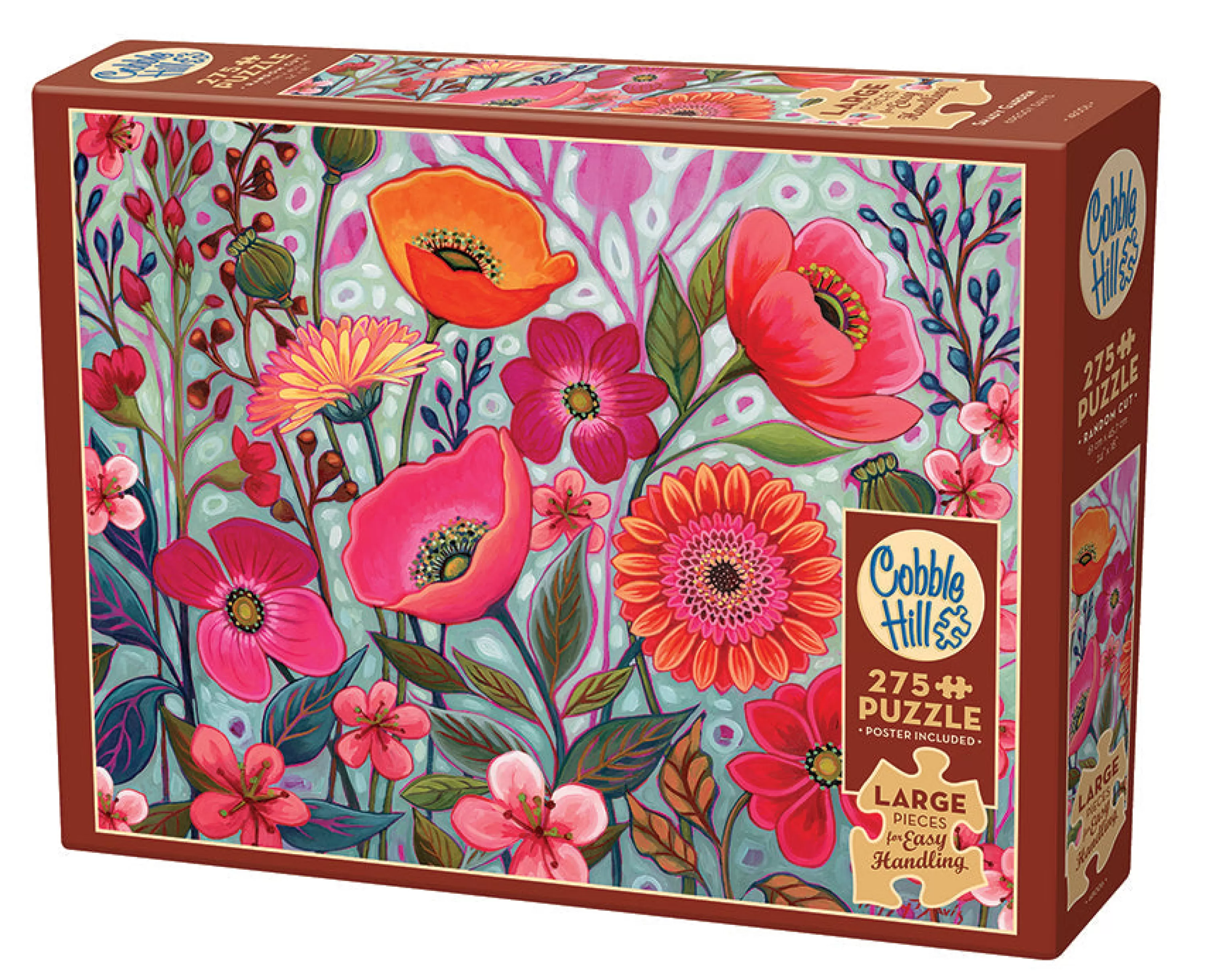 Flowers | Gardens^Cobble Hill Puzzles Shady Garden | Easy Handling 275 Piece