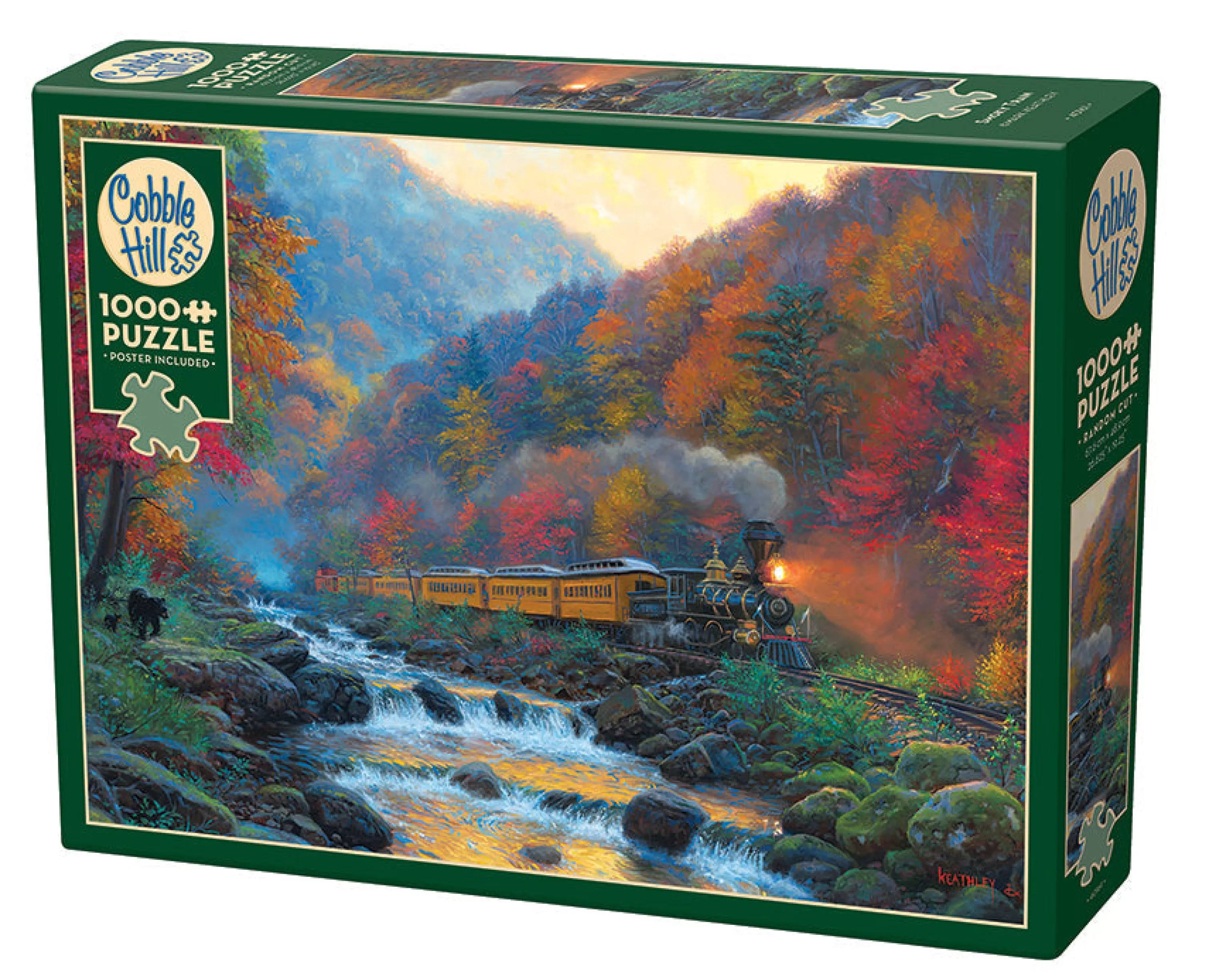 Mountainscape^Cobble Hill Puzzles Smoky Train | 1000 Piece