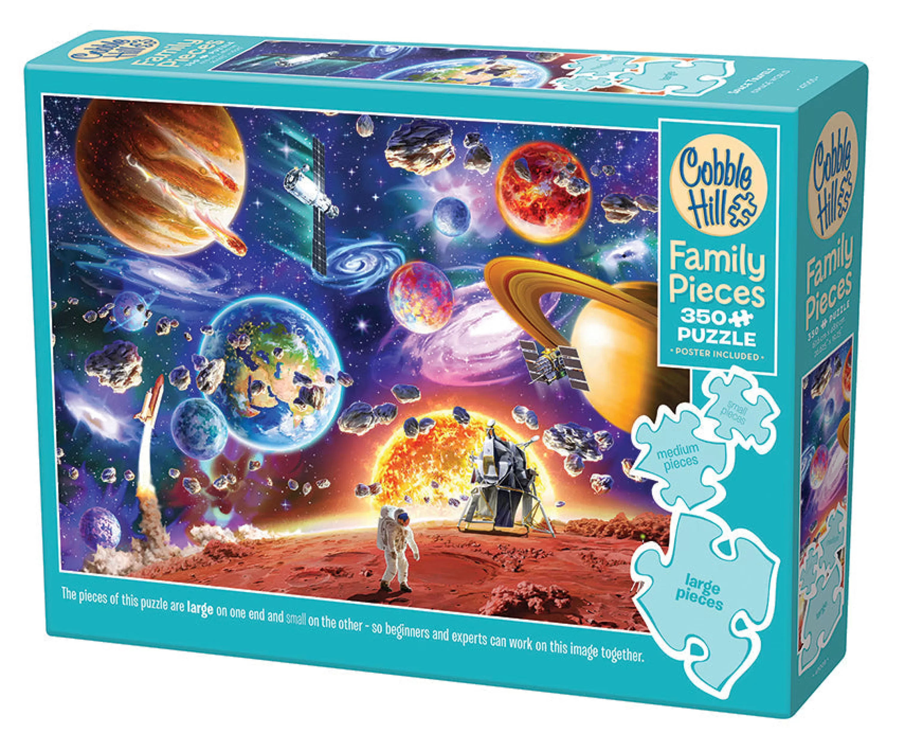 People^Cobble Hill Puzzles Space Travels (Family) | Family Pieces 350