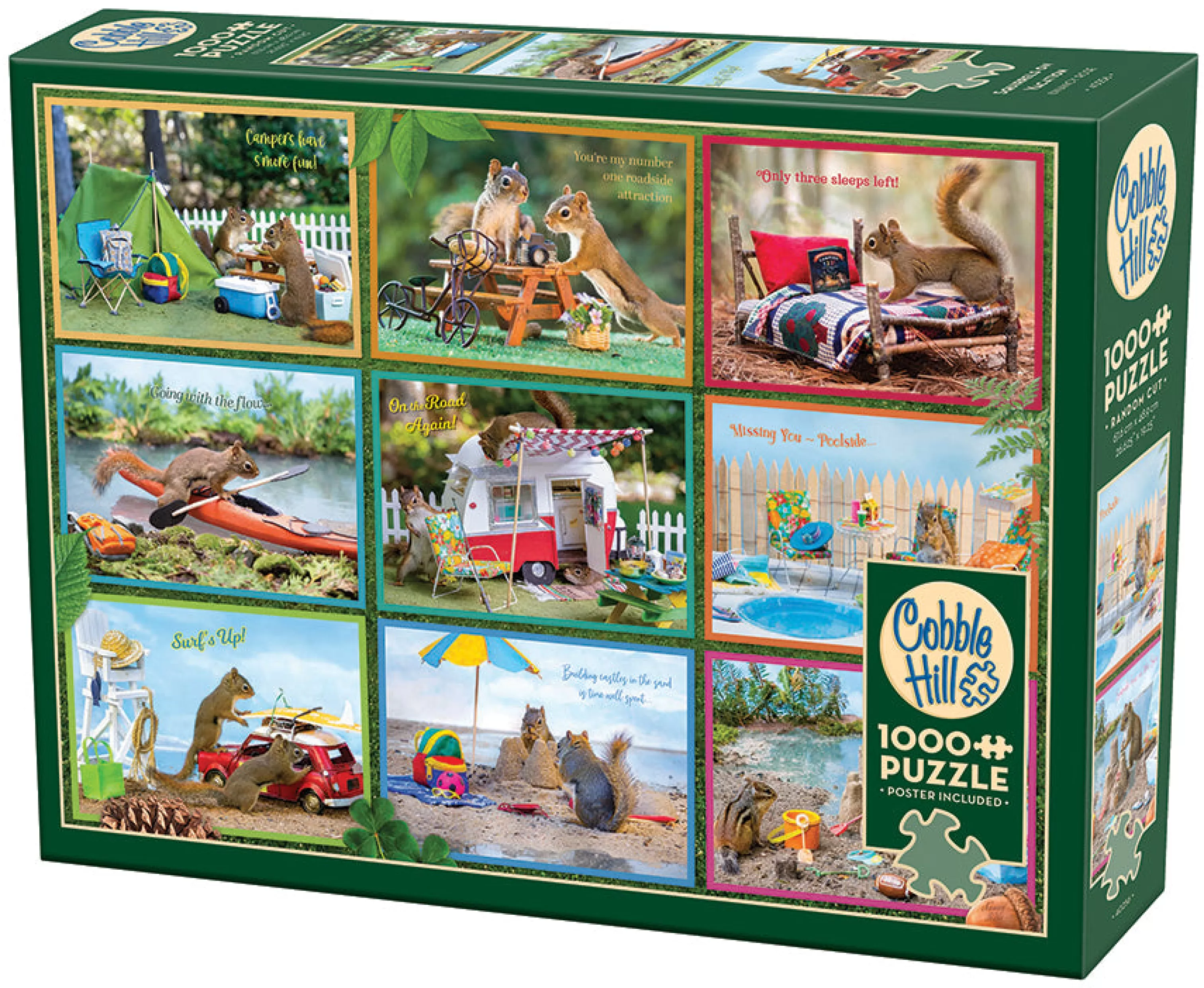 Wildlife^Cobble Hill Puzzles Squirrels On Vacation | 1000 Piece