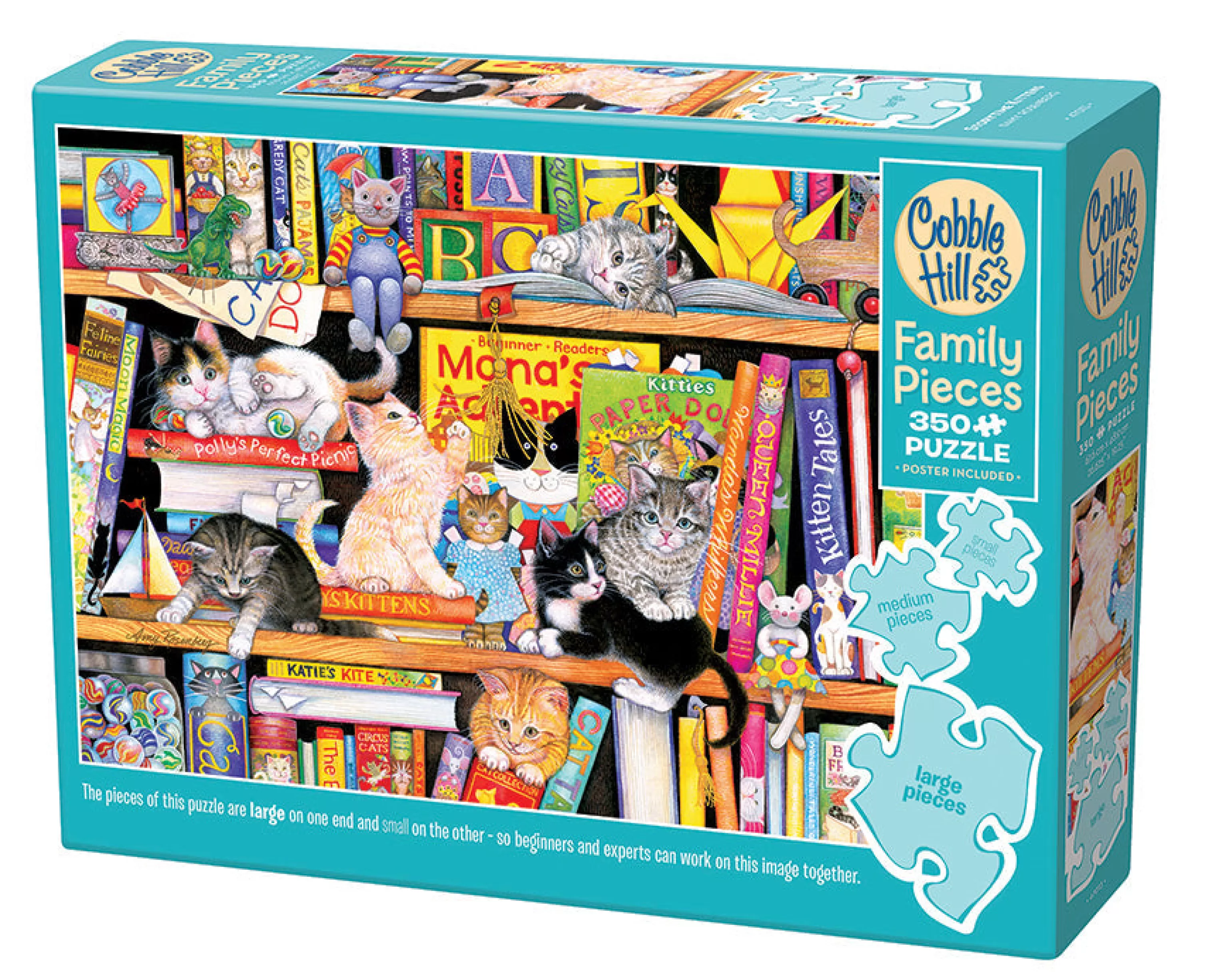 Books^Cobble Hill Puzzles Storytime Kittens (Family) | Family Pieces 350