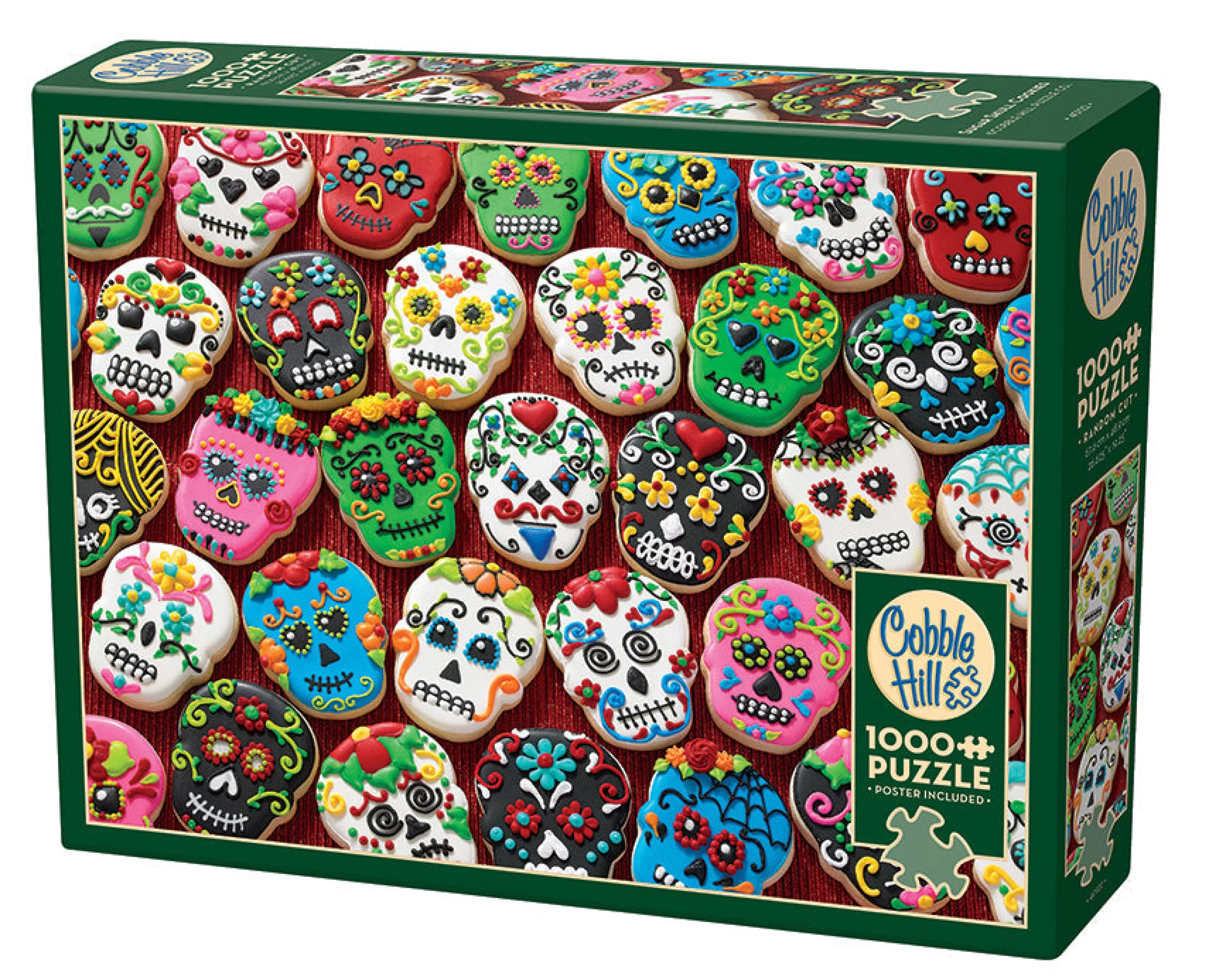 Truly Original Puzzles (Top)^Cobble Hill Puzzles Sugar Skull Cookies | 1000 Piece