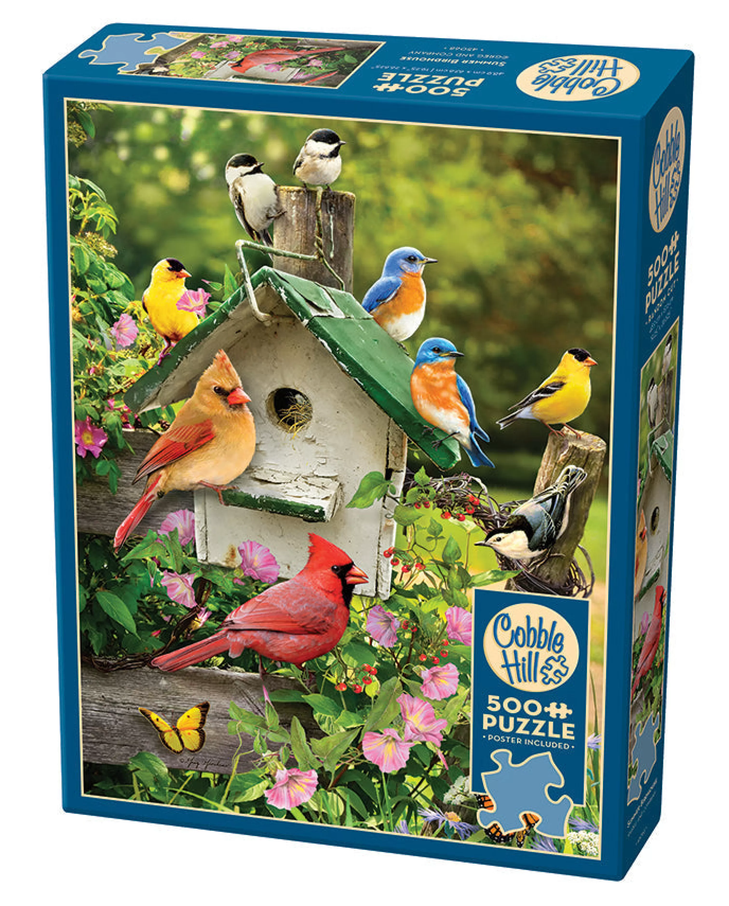 Birds^Cobble Hill Puzzles Summer Birdhouse | 500 Piece