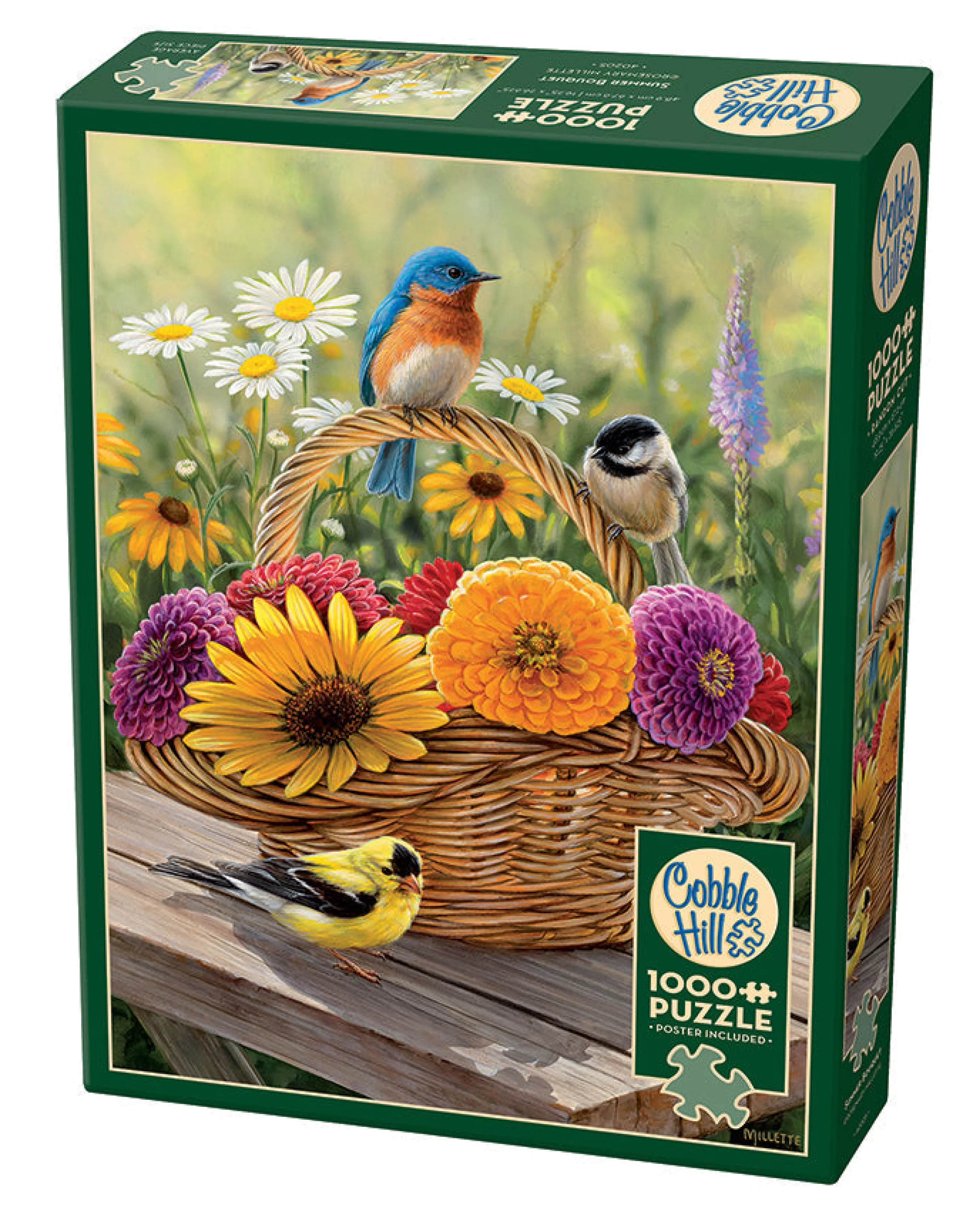 Flowers | Gardens^Cobble Hill Puzzles Summer Bouquet | 1000 Piece