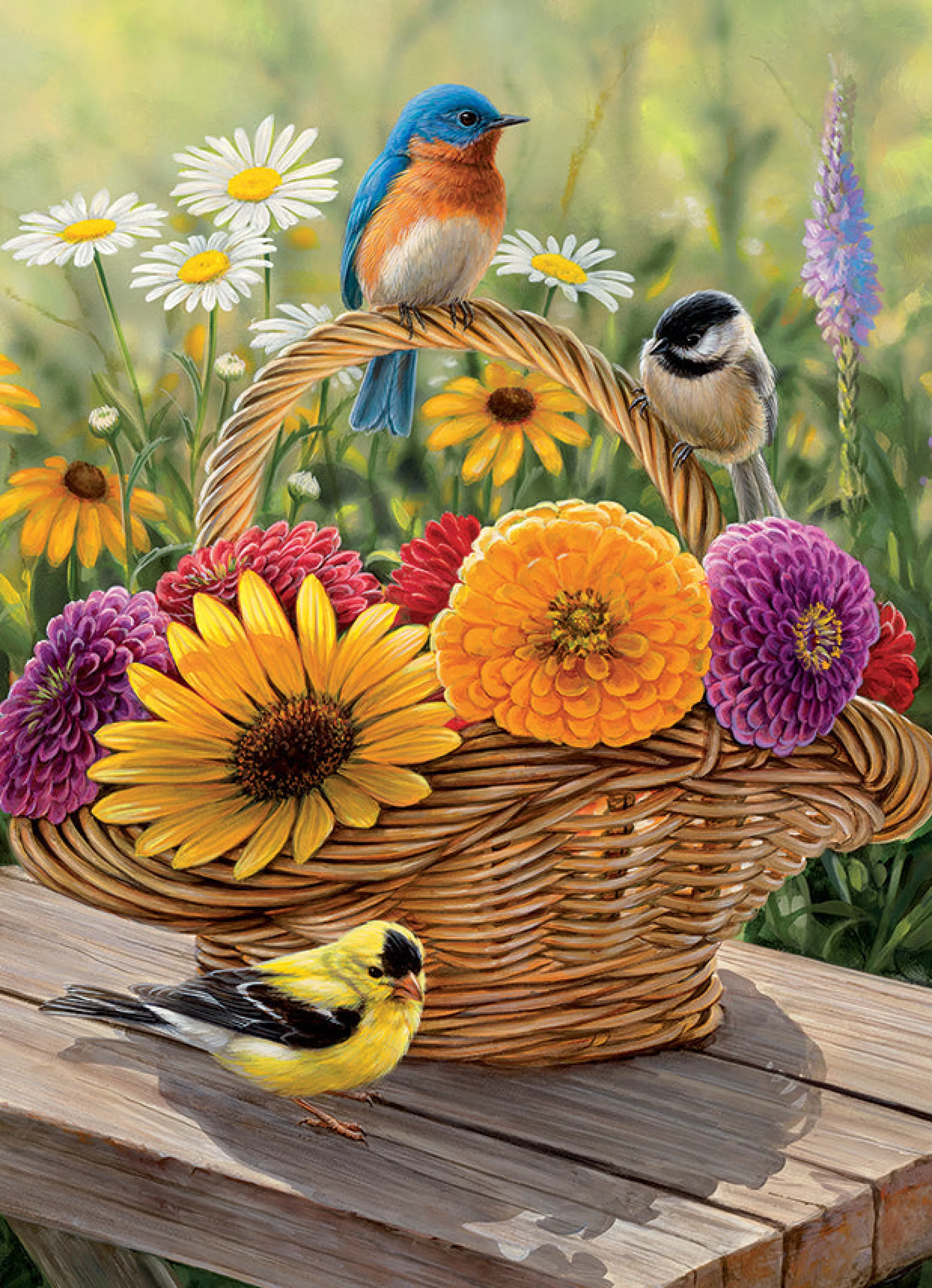 Flowers | Gardens^Cobble Hill Puzzles Summer Bouquet | 1000 Piece