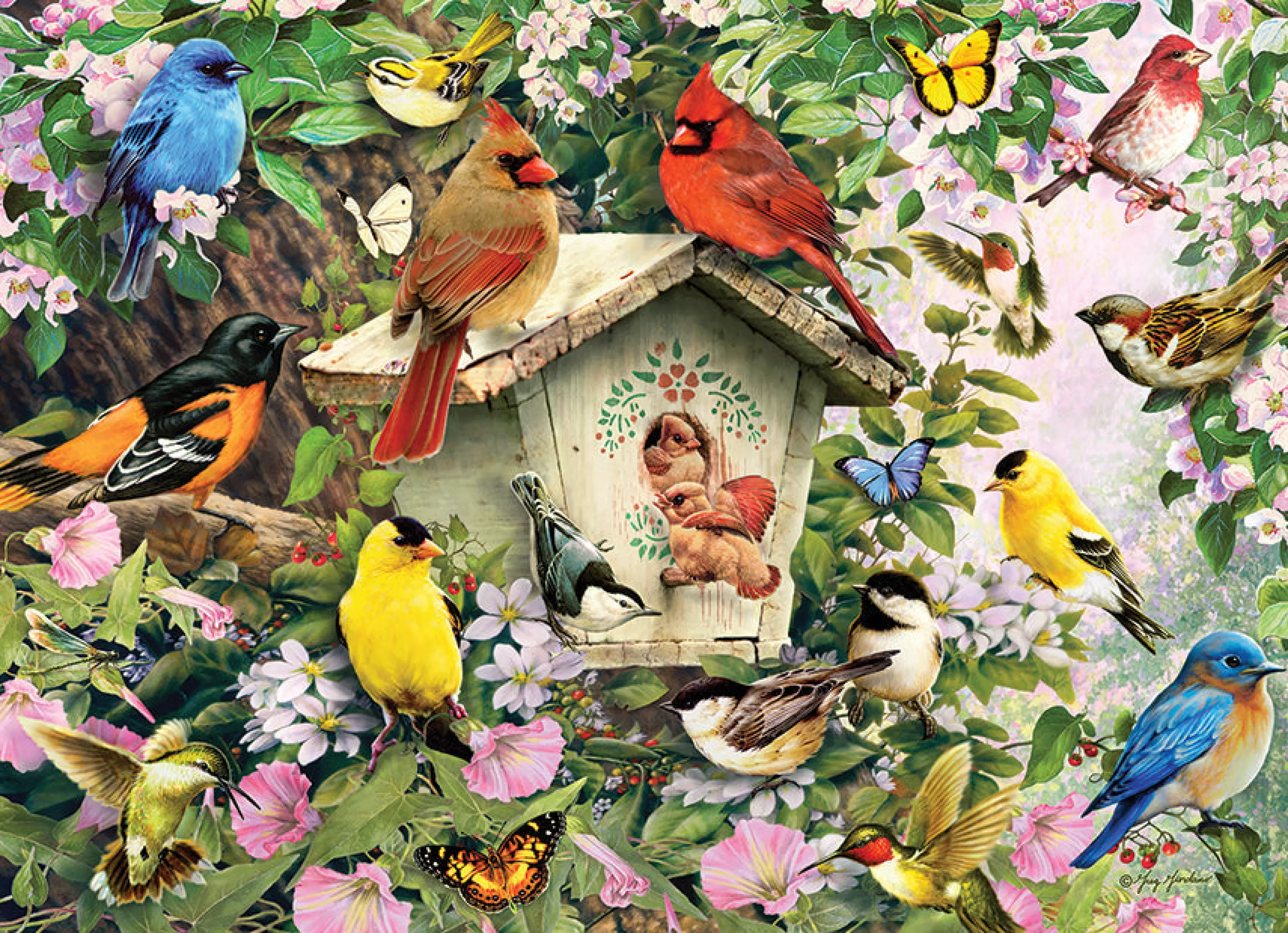 Birds^Cobble Hill Puzzles Summer Home | 1000 Piece