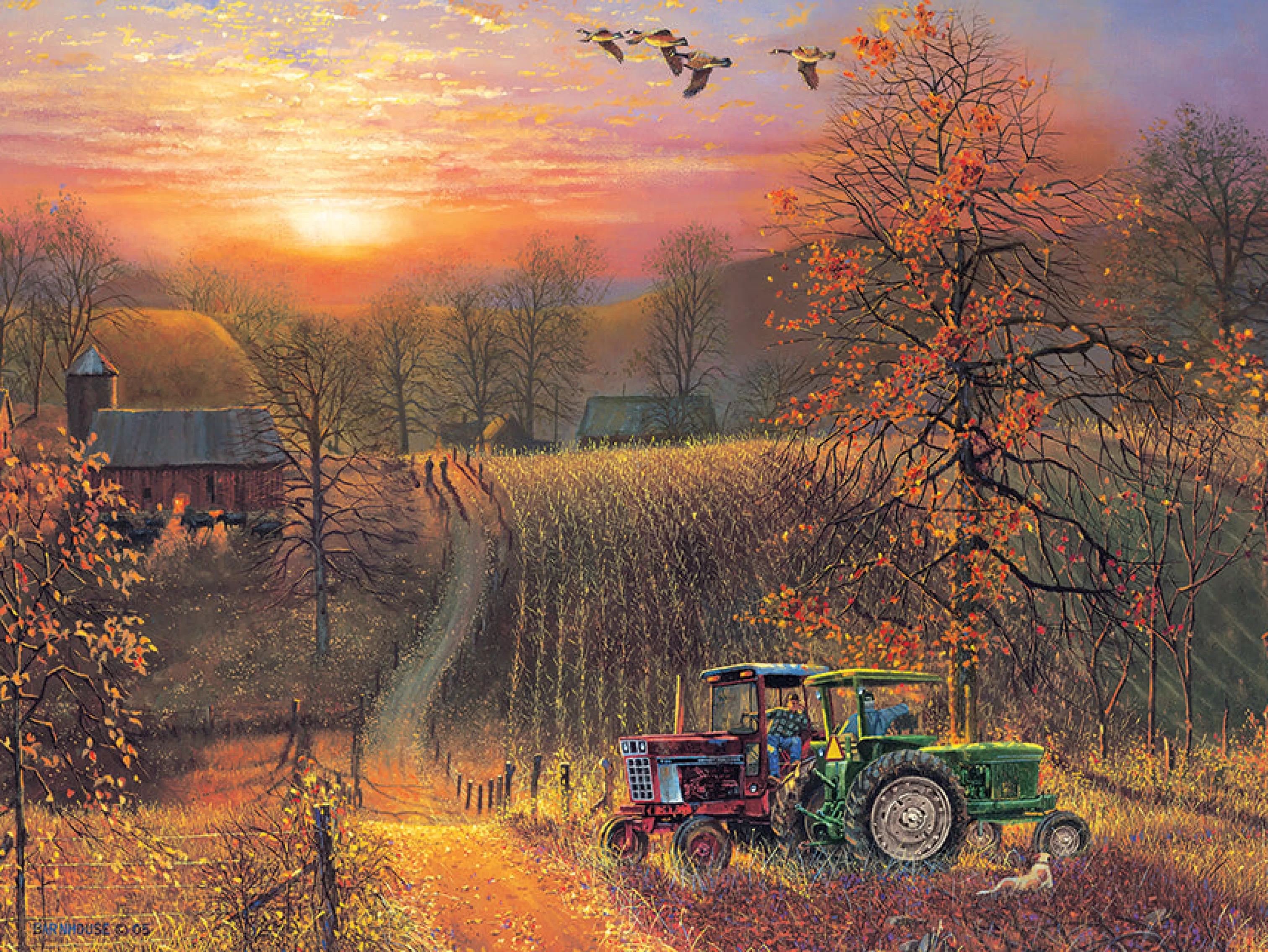 Farm^Cobble Hill Puzzles Taking A Break | Easy Handling 275 Piece