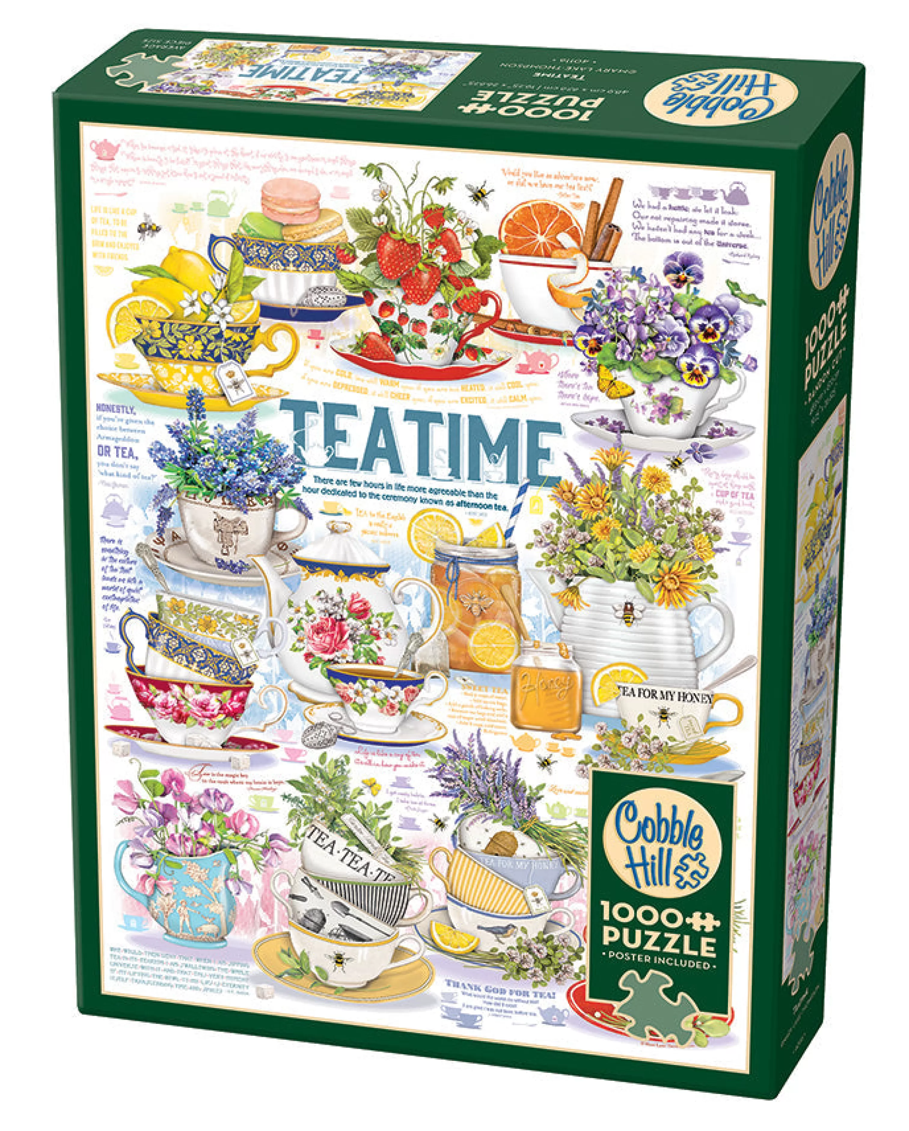 Flowers | Gardens^Cobble Hill Puzzles Tea Time | 1000 Piece