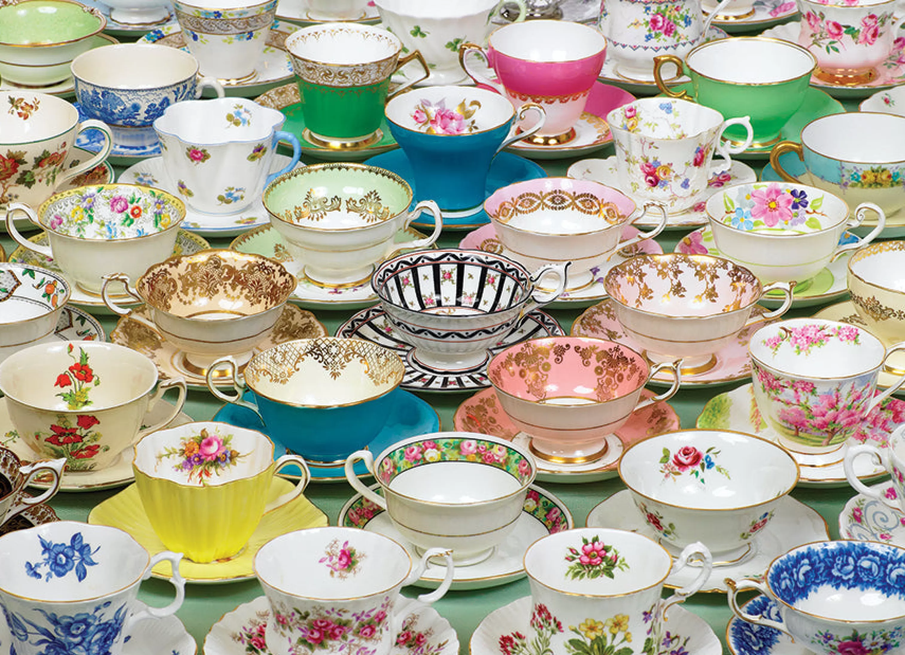 Nostalgia | Vintage^Cobble Hill Puzzles Teacups | 1000 Piece