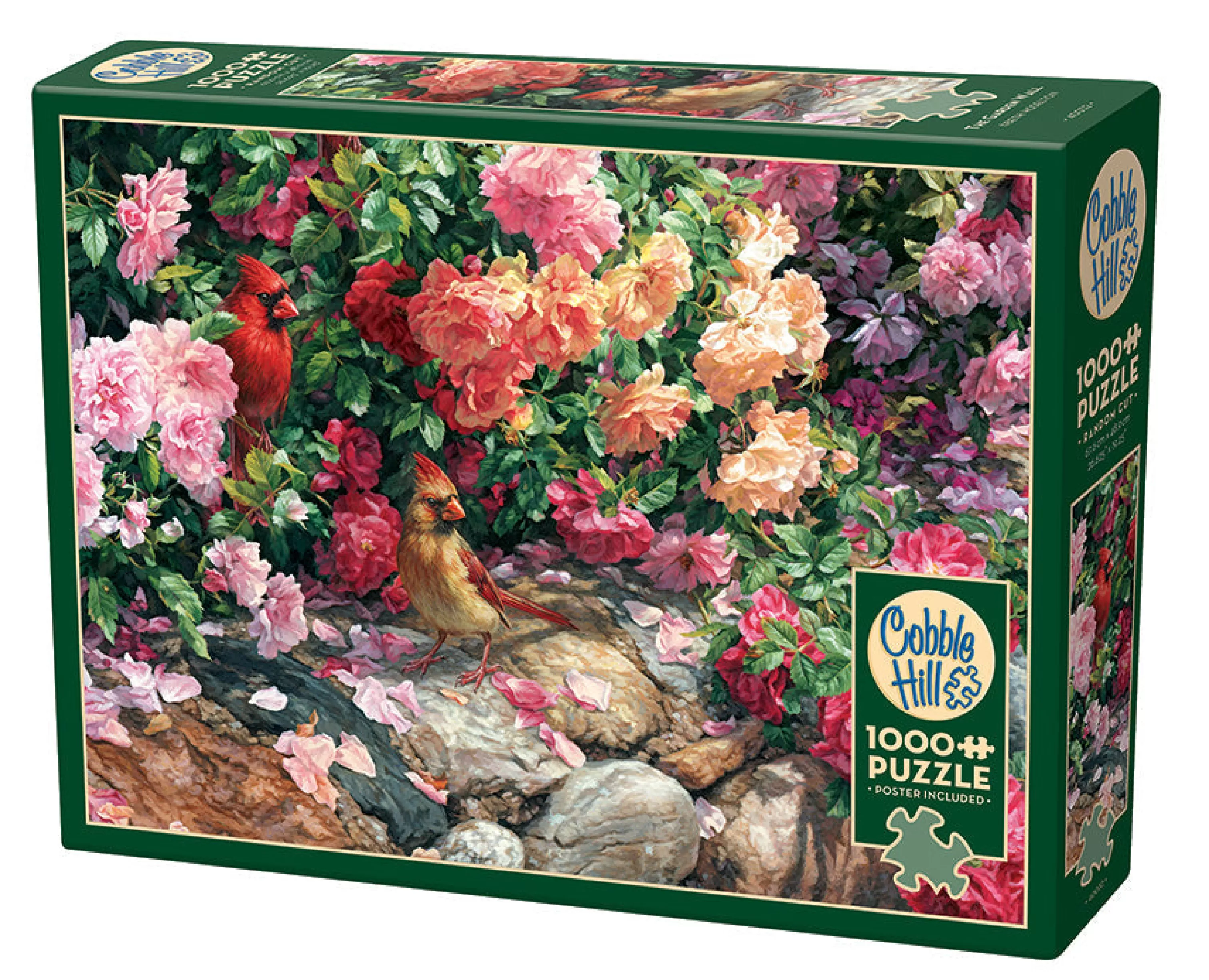 Flowers | Gardens^Cobble Hill Puzzles The Garden Wall | 1000 Piece