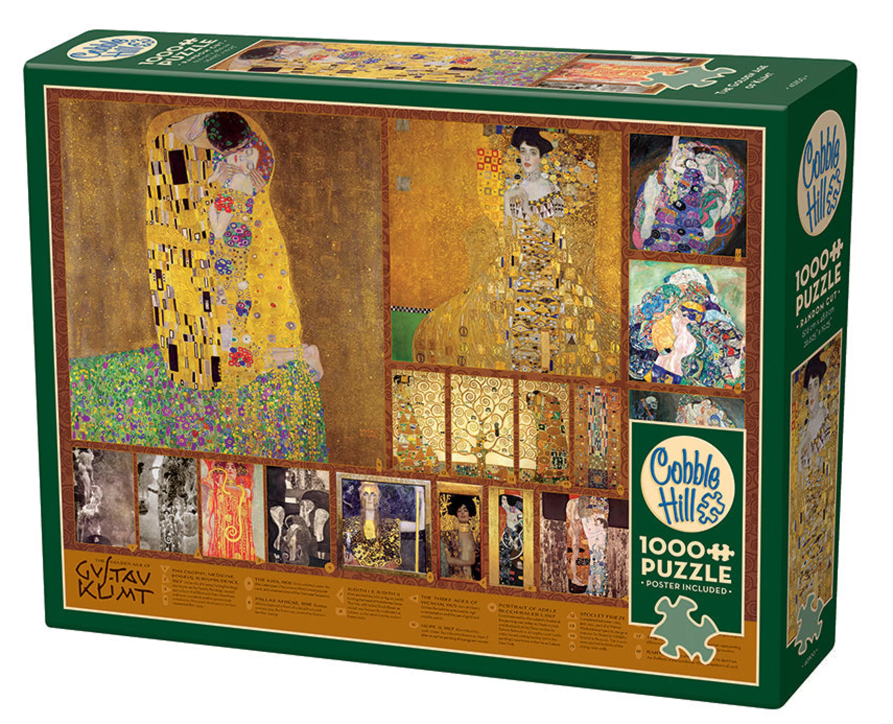 Infographic^Cobble Hill Puzzles The Golden Age Of Klimt | 1000 Piece