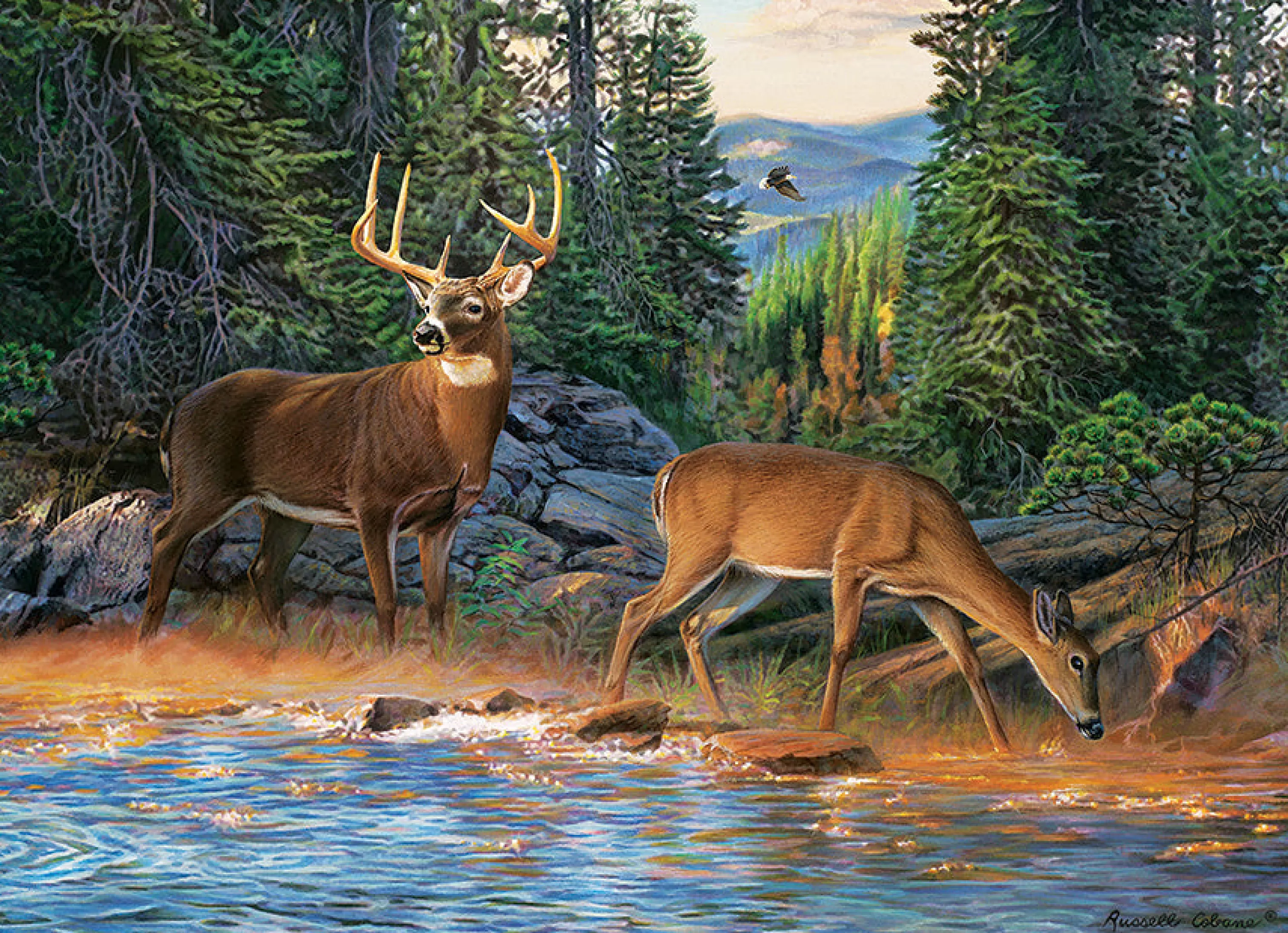 Wildlife^Cobble Hill Puzzles The River'S Edge | 1000 Piece