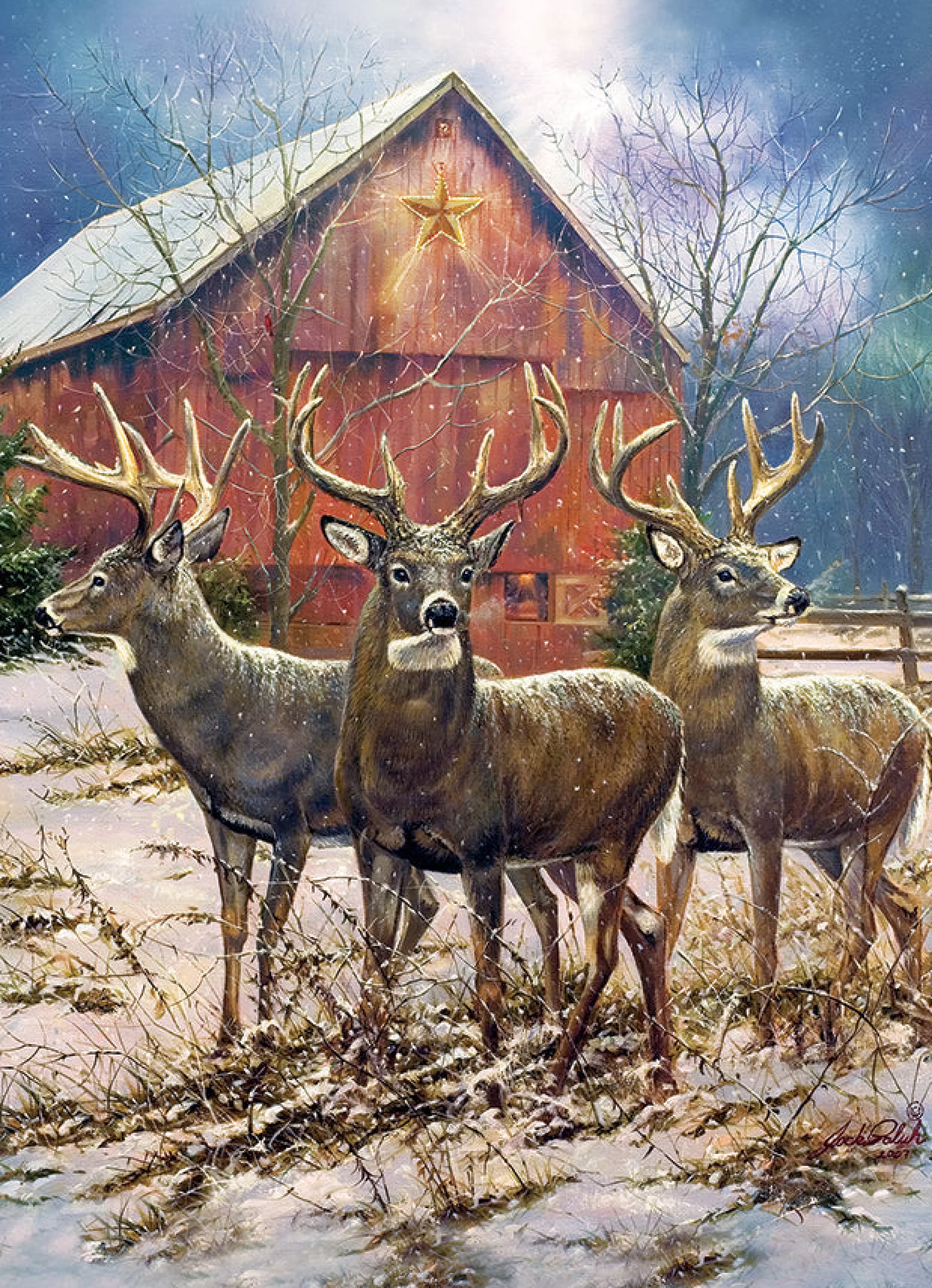 Wildlife^Cobble Hill Puzzles Three Kings | 1000 Piece