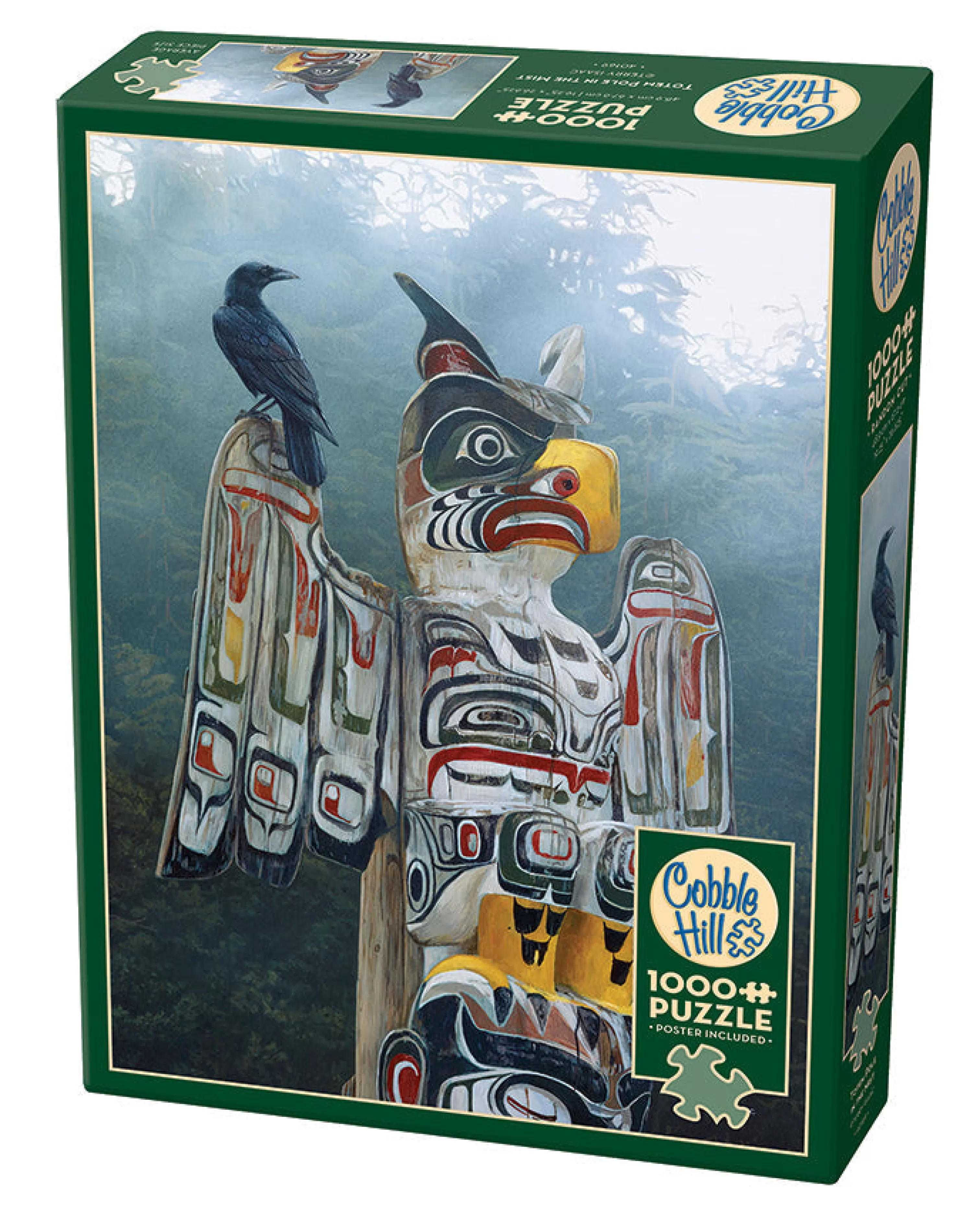 Birds^Cobble Hill Puzzles Totem Pole In The Mist | 1000 Piece