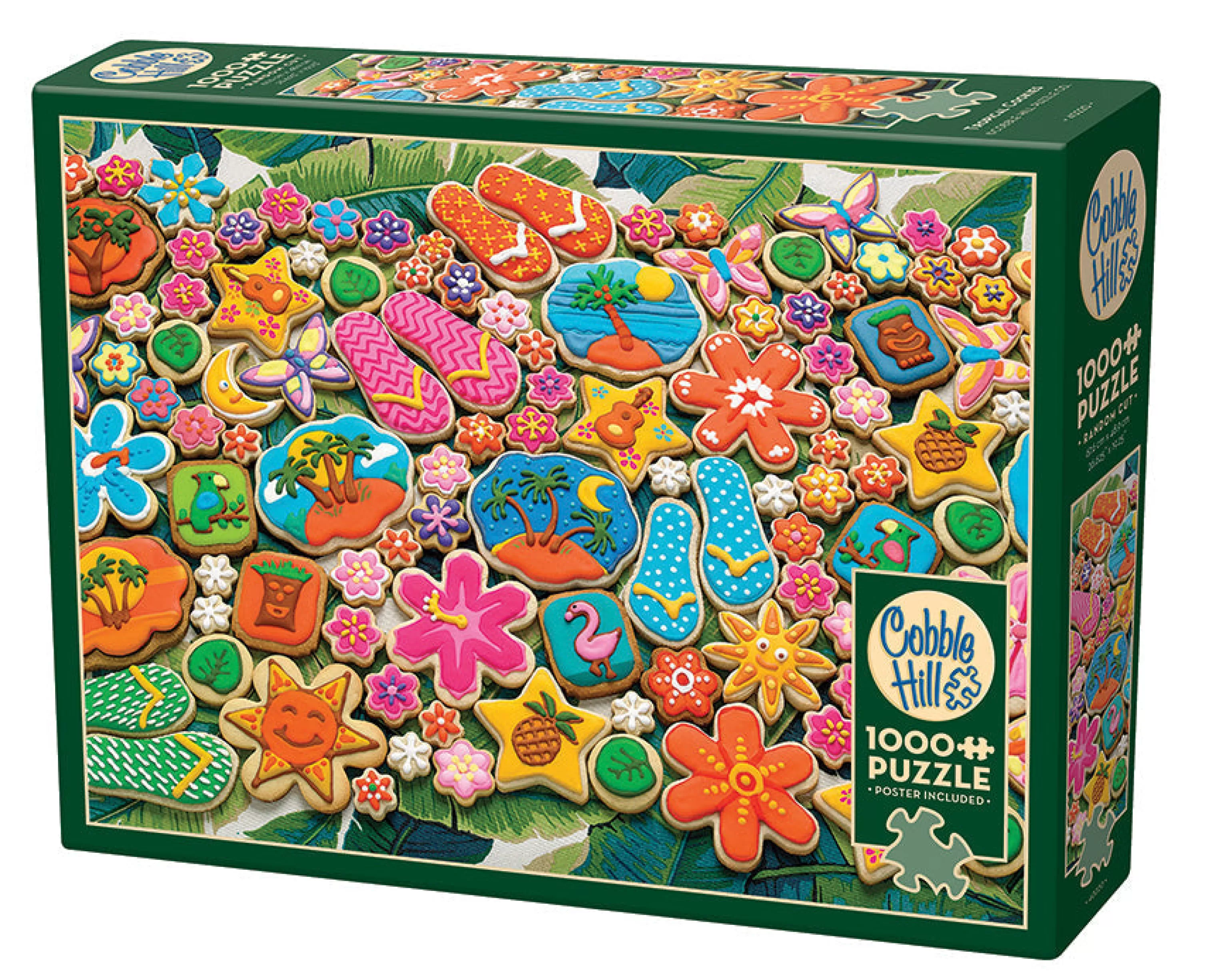 No Calories Puzzles^Cobble Hill Puzzles Tropical Cookies | 1000 Piece