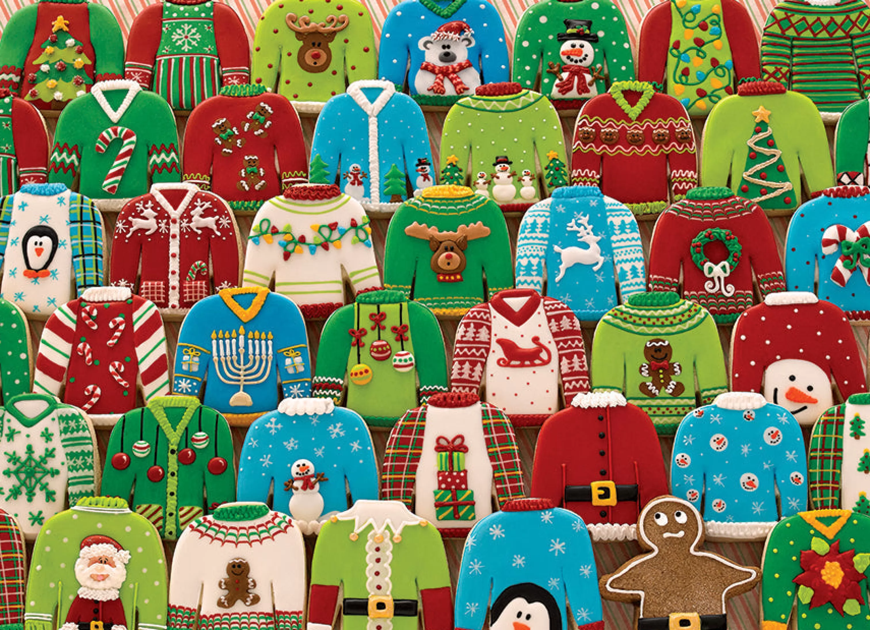 Christmas^Cobble Hill Puzzles Ugly Xmas Sweaters | 1000 Piece