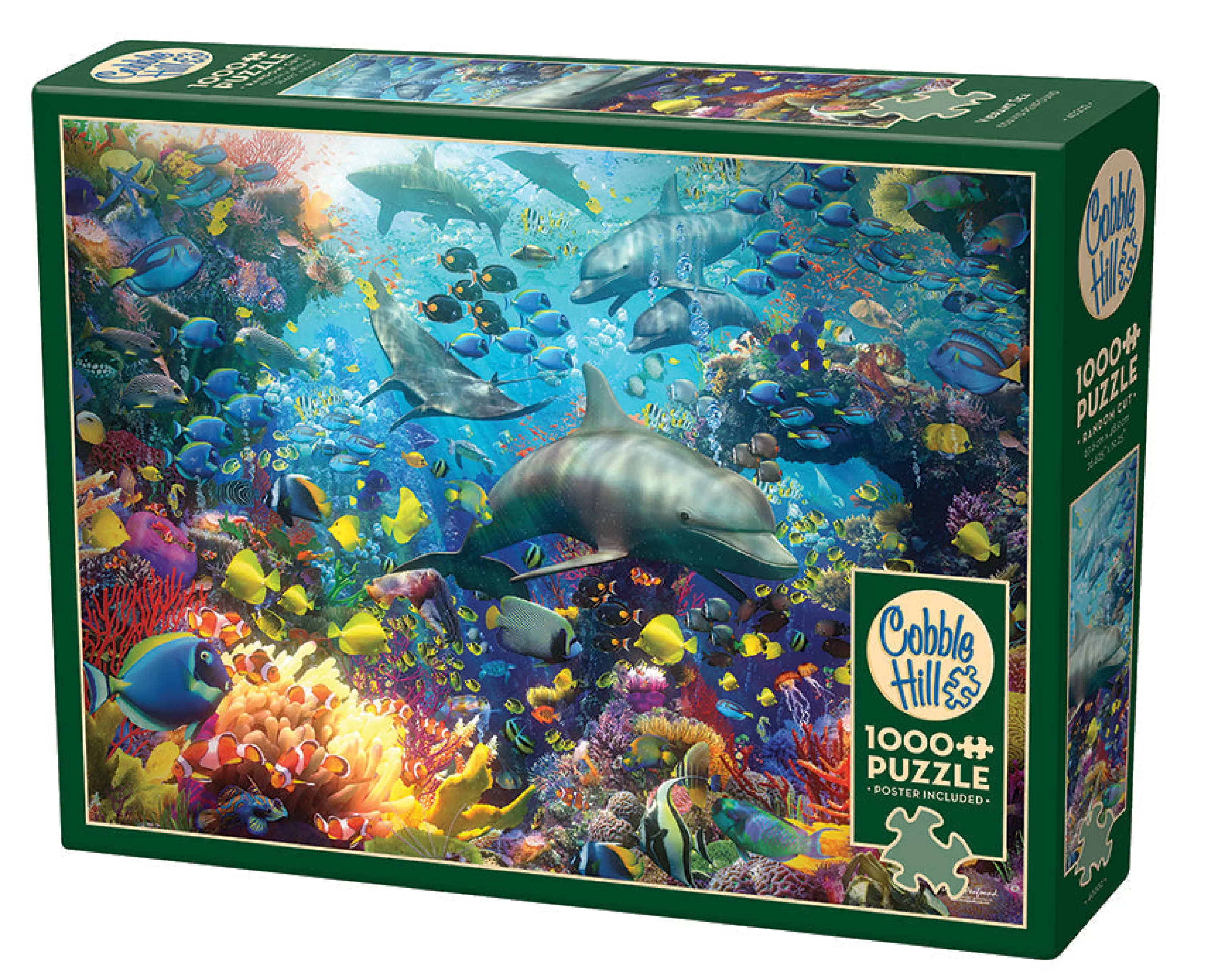 Aquatic^Cobble Hill Puzzles Vibrant Sea | 1000 Piece