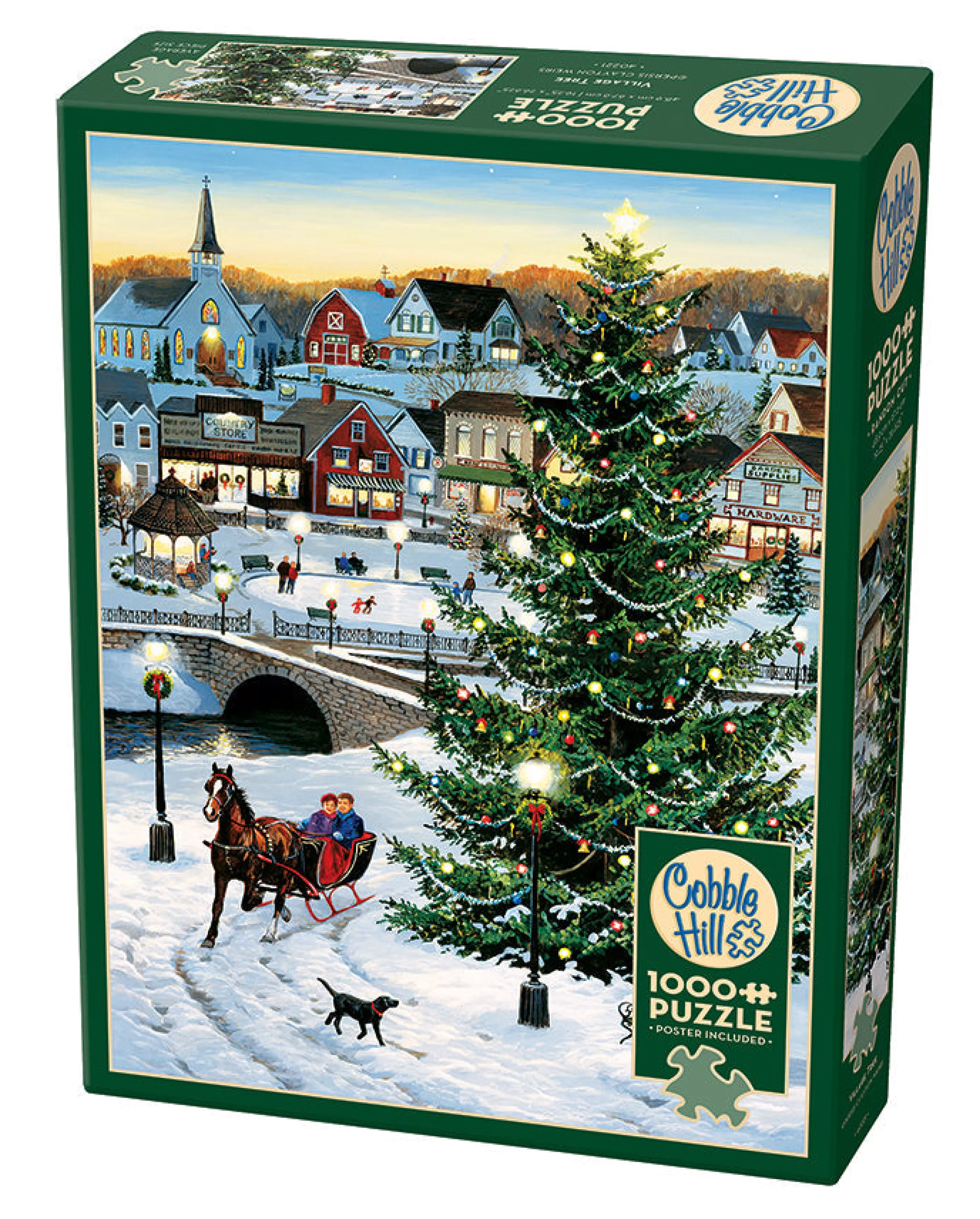 Christmas^Cobble Hill Puzzles Village Tree | 1000 Piece